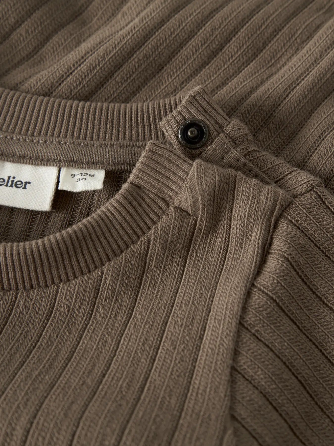 LIL' ATELIER / TAO LS BODYSTOCKING  - SHITAKE