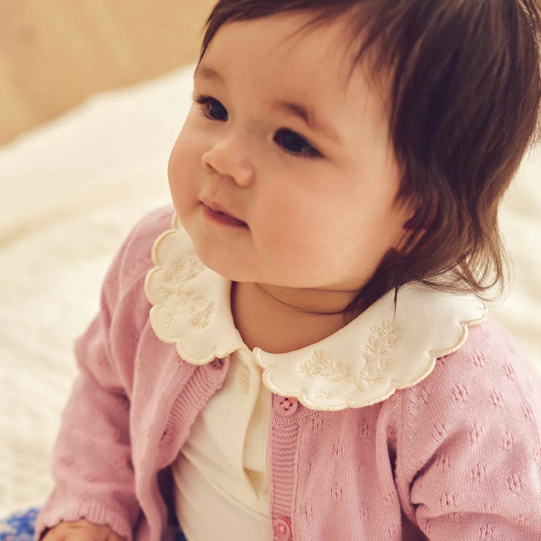 MÜSLI BY GREEN COTTON / COZY MED SKJORTEBODY - TOFU