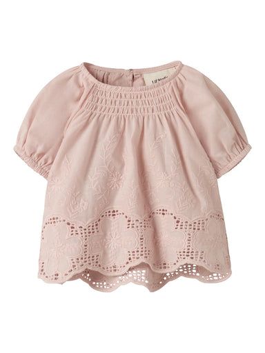LIL’ ATELIER / DAYNA LØS BLUSE  – PEACH WHIP - Mini Monde Copenhagen