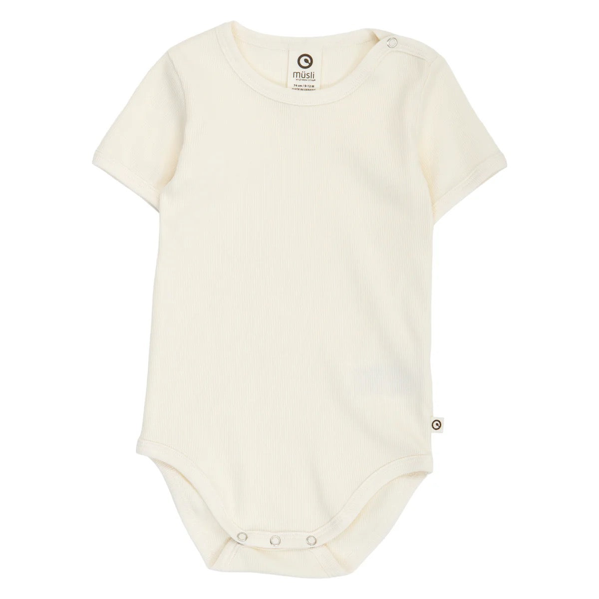 MÜSLI BY GREEN COTTON / COZY ME RIB SS BODY – TOFU