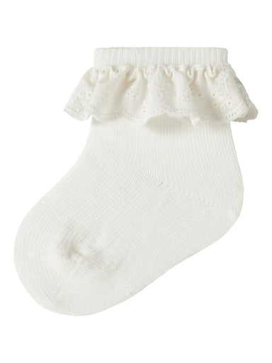 LIL’ ATELIER / DERTRUD SOCK – COCONUT MILK (Kopi) - Mini Monde Copenhagen