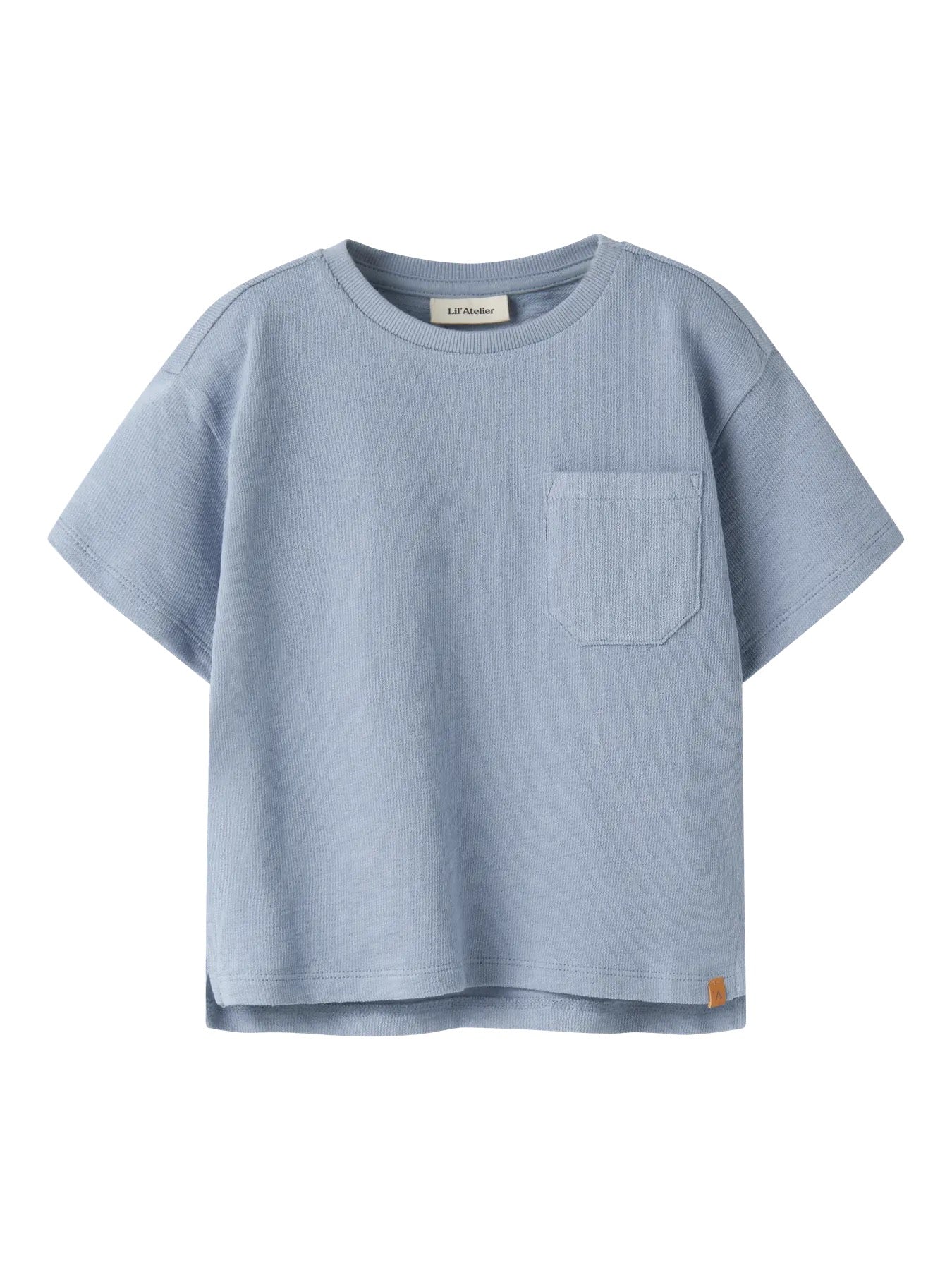 LIL’ ATELIER / DIAS LOP SS LØS SWEAT - DUSTY BLUE