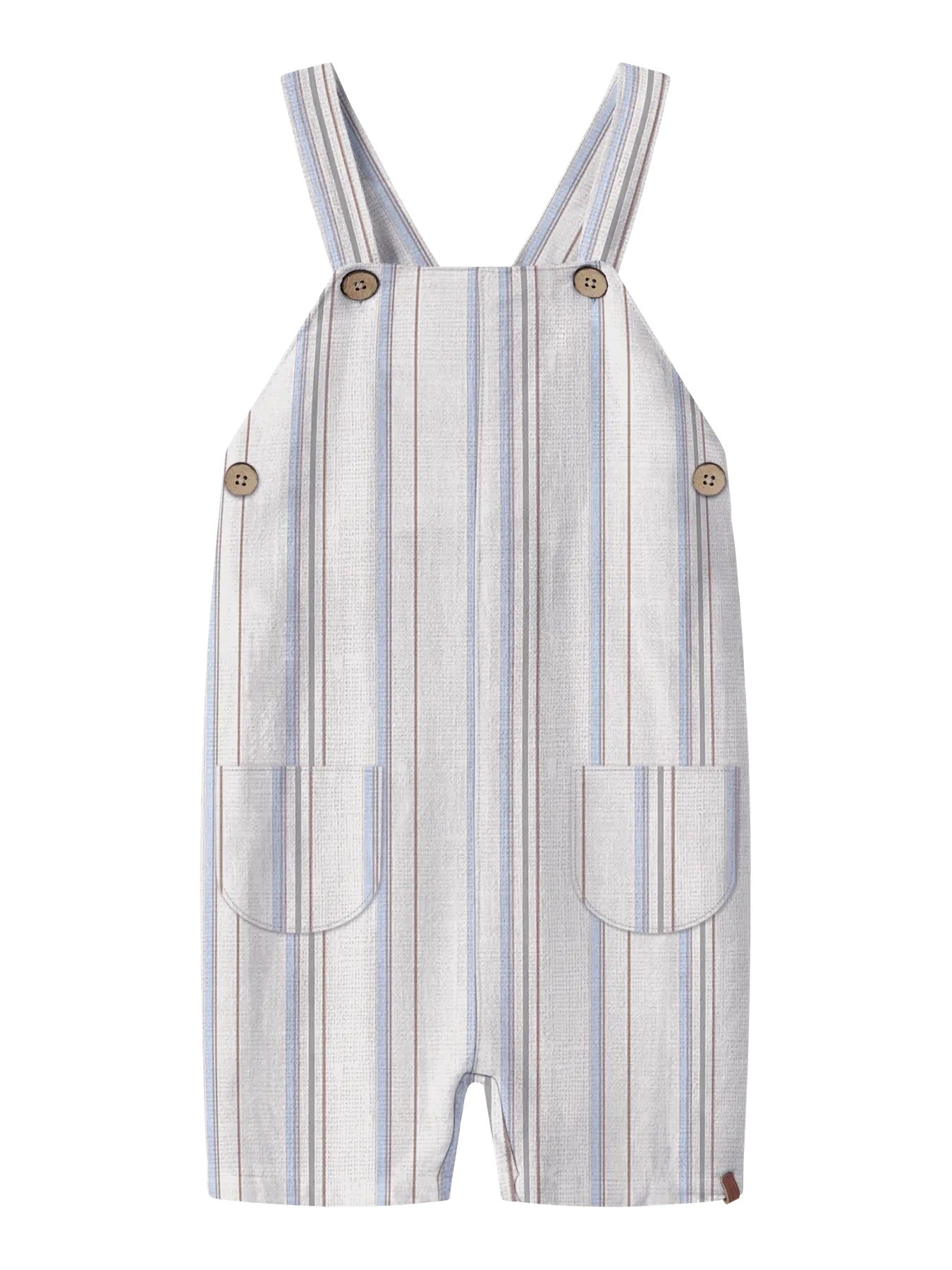 LIL' ATELIER / JERAN SHORTS OVERALLS - COCONUT MILK