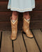 COPENHAGEN COLORS / LIMITED COWBOY BOOTS HIGH - BEIGE SUEDE - Mini Monde Copenhagen