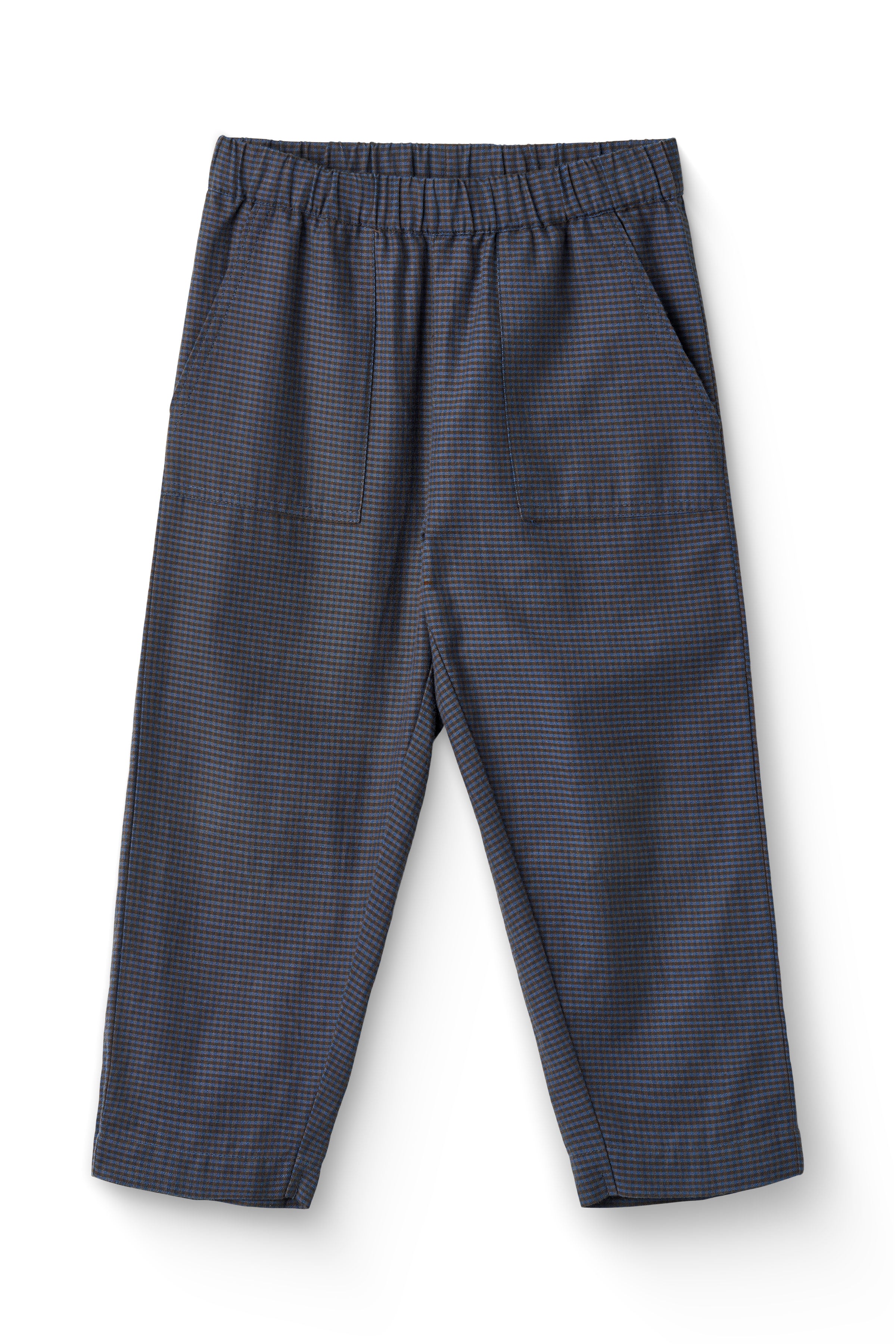 COPENHAGEN COLORS / BUKSER MED TERN - BROWN BLUE CHECK