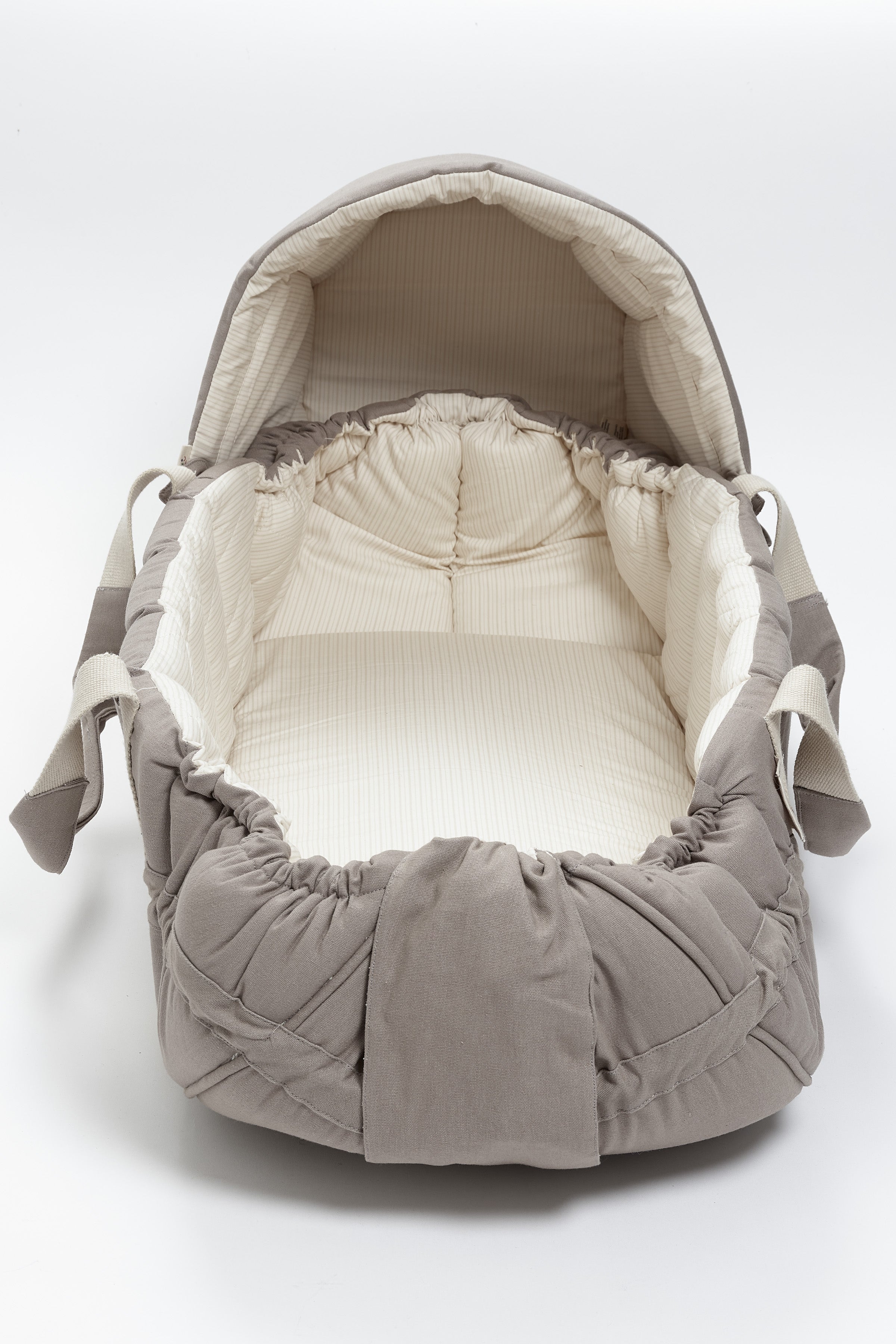 COPENHAGEN COLORS / MULTIFUNKTIONEL KALECHE TIL BABY LIFT - DARK GREY SOLID W. CREAM STRIPE