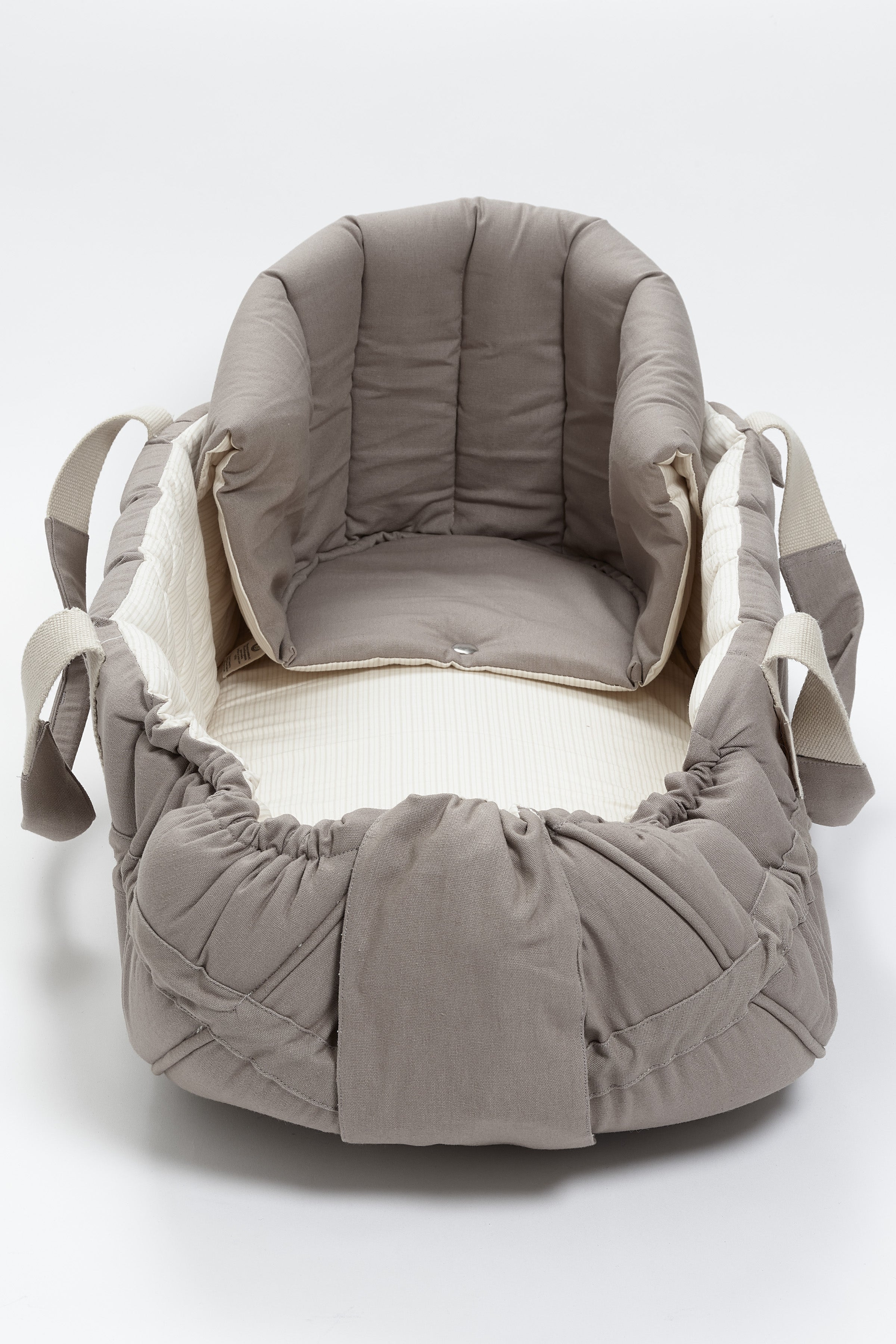 COPENHAGEN COLORS / MULTIFUNKTIONEL KALECHE TIL BABY LIFT - DARK GREY SOLID W. CREAM STRIPE