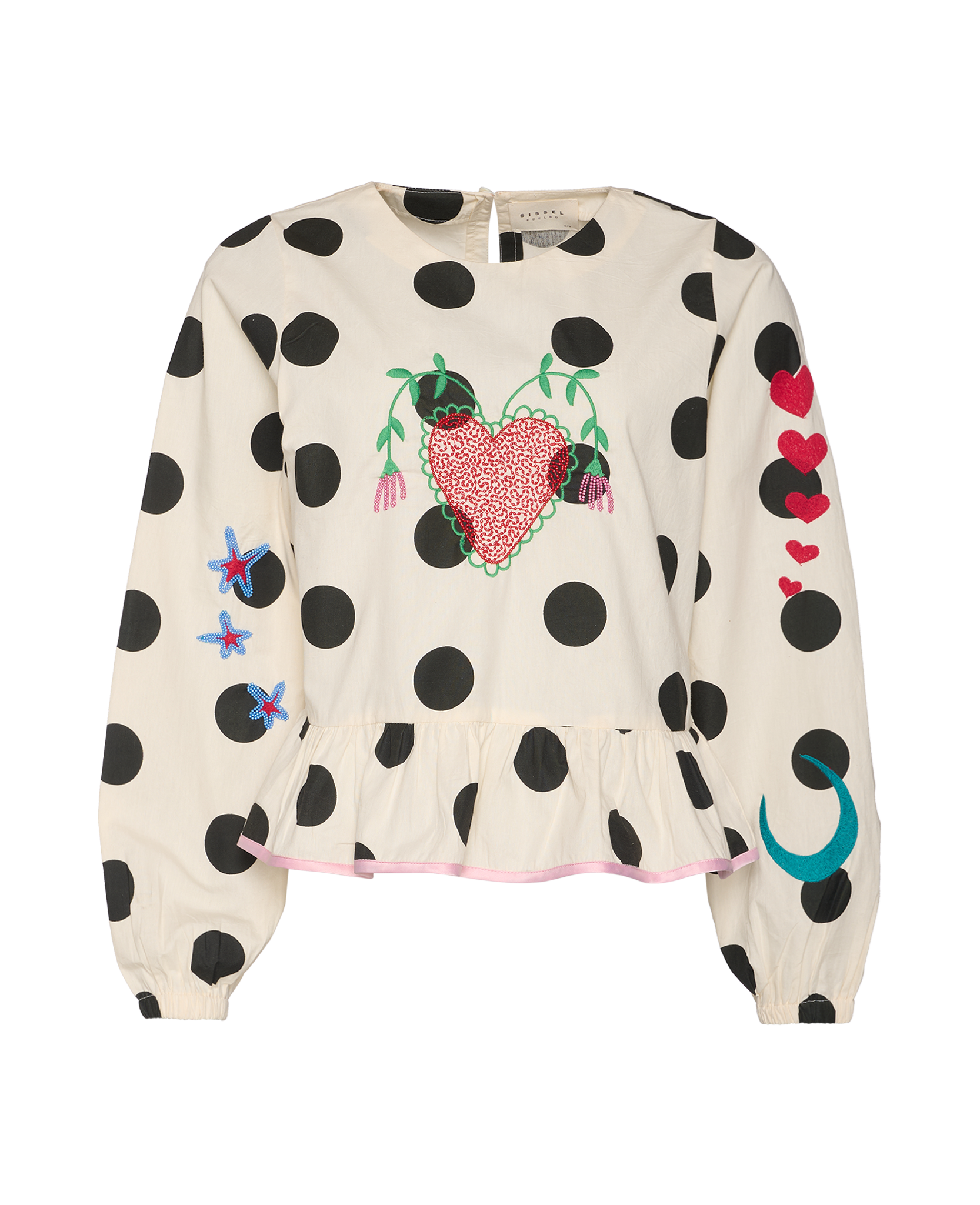 SISSEL EDELBO / DIANA TOP - BLACK DOT