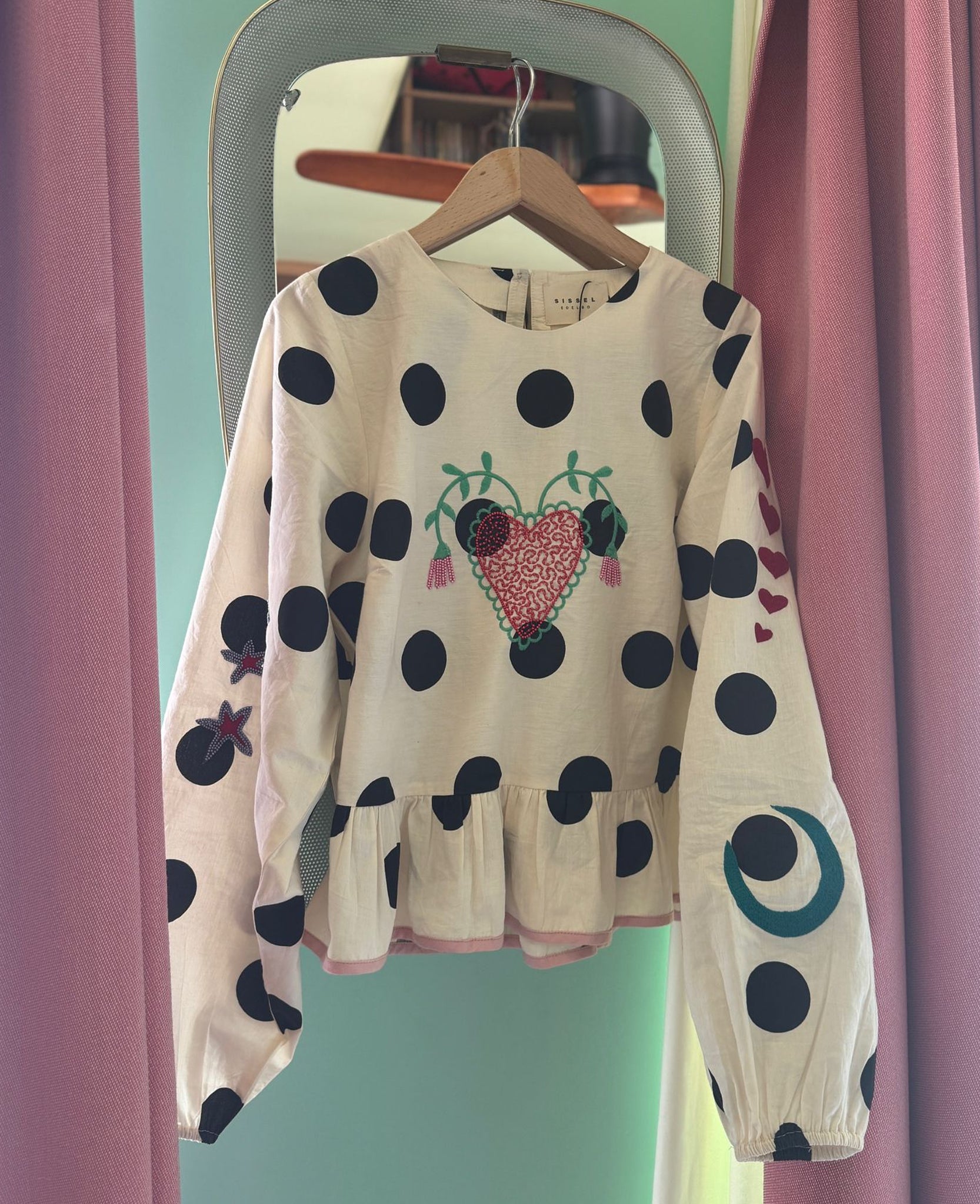 SISSEL EDELBO / DIANA TOP - BLACK DOT