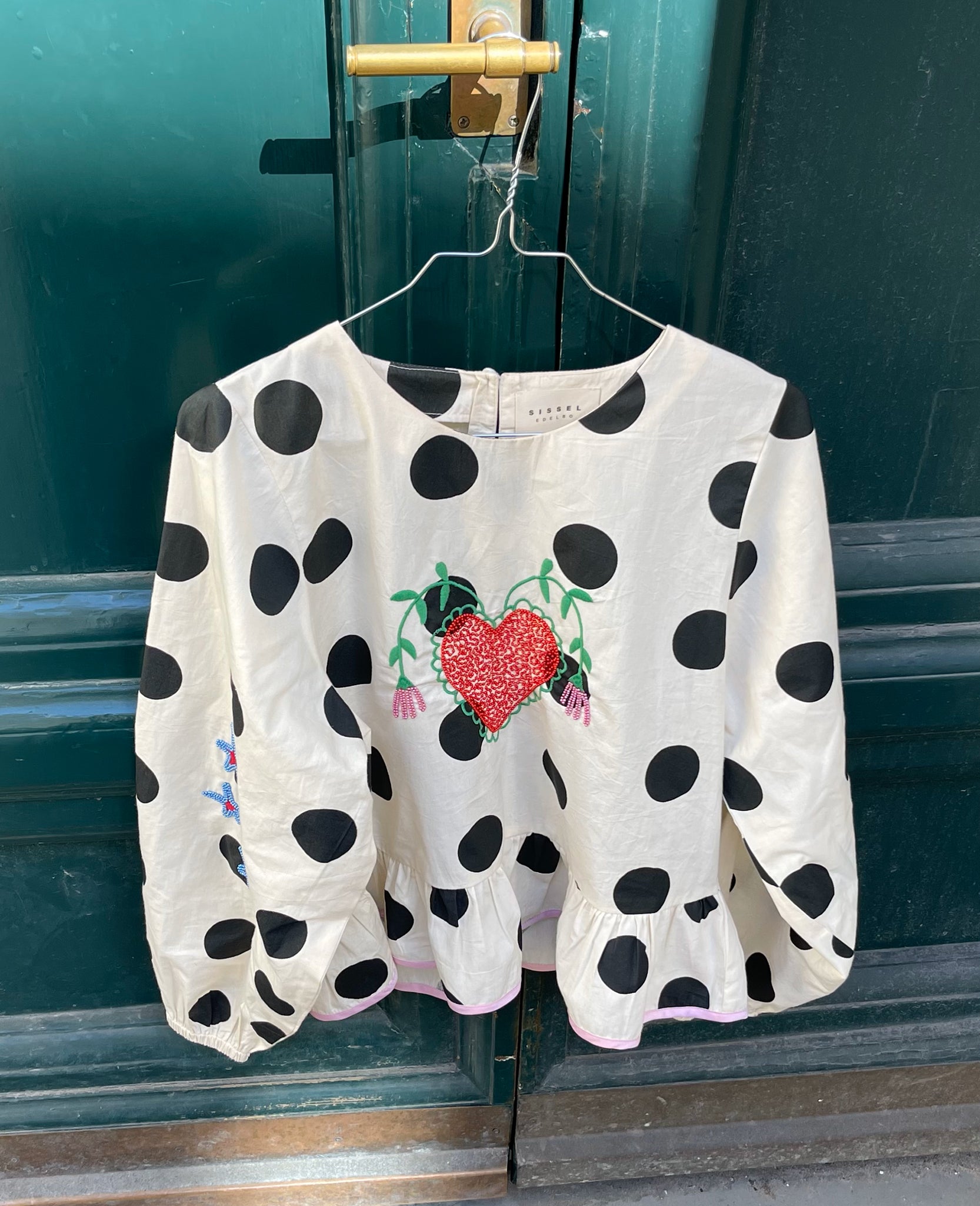 SISSEL EDELBO / DIANA TOP - BLACK DOT