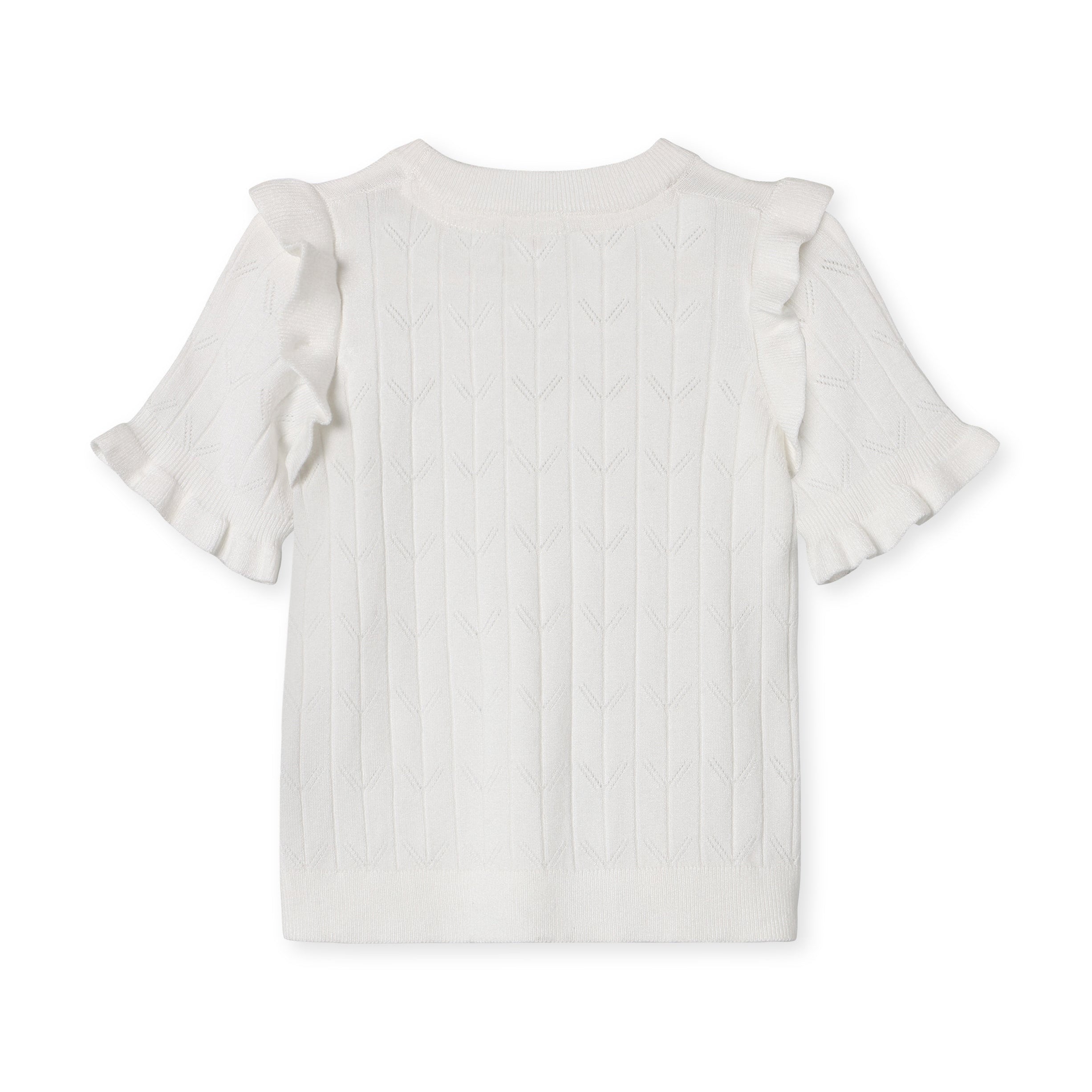 FLIINK / SUNNY SS BLOUSE – CLOUD DANCER