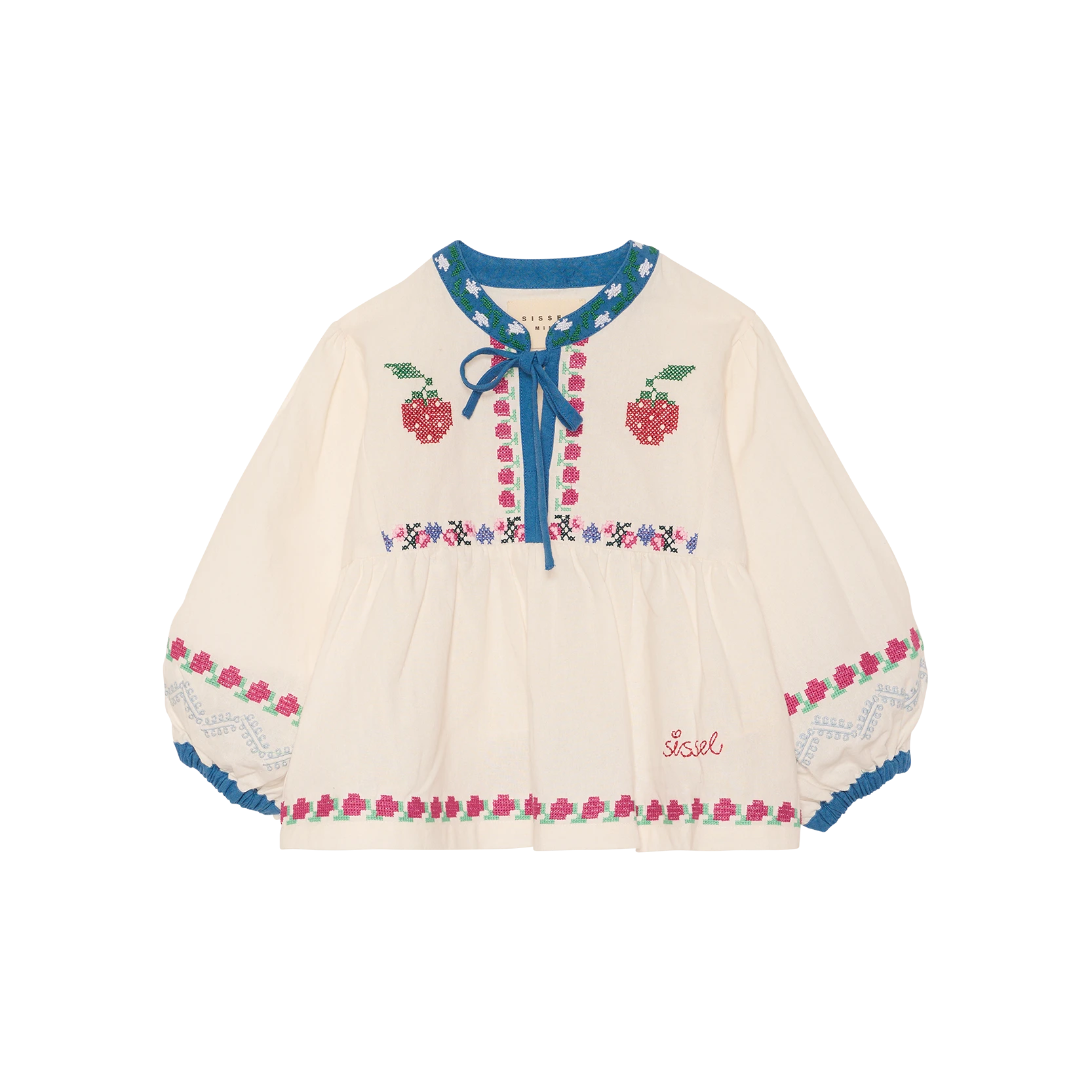 SISSEL EDELBO / FALKA MINI TOP - OFF WHITE