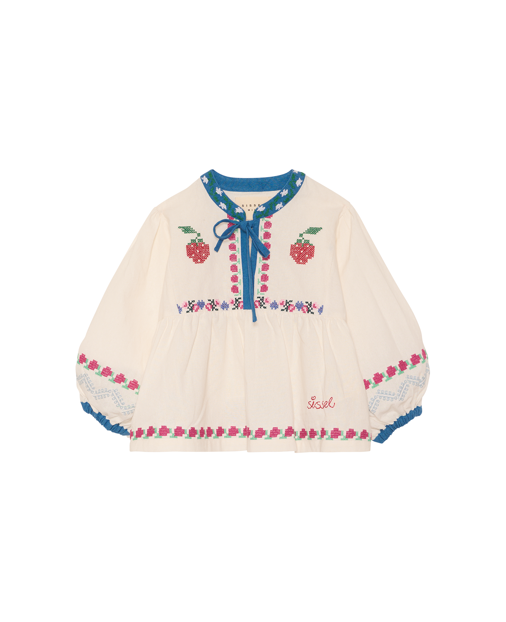 SISSEL EDELBO / FALKA MINI TOP - OFF WHITE