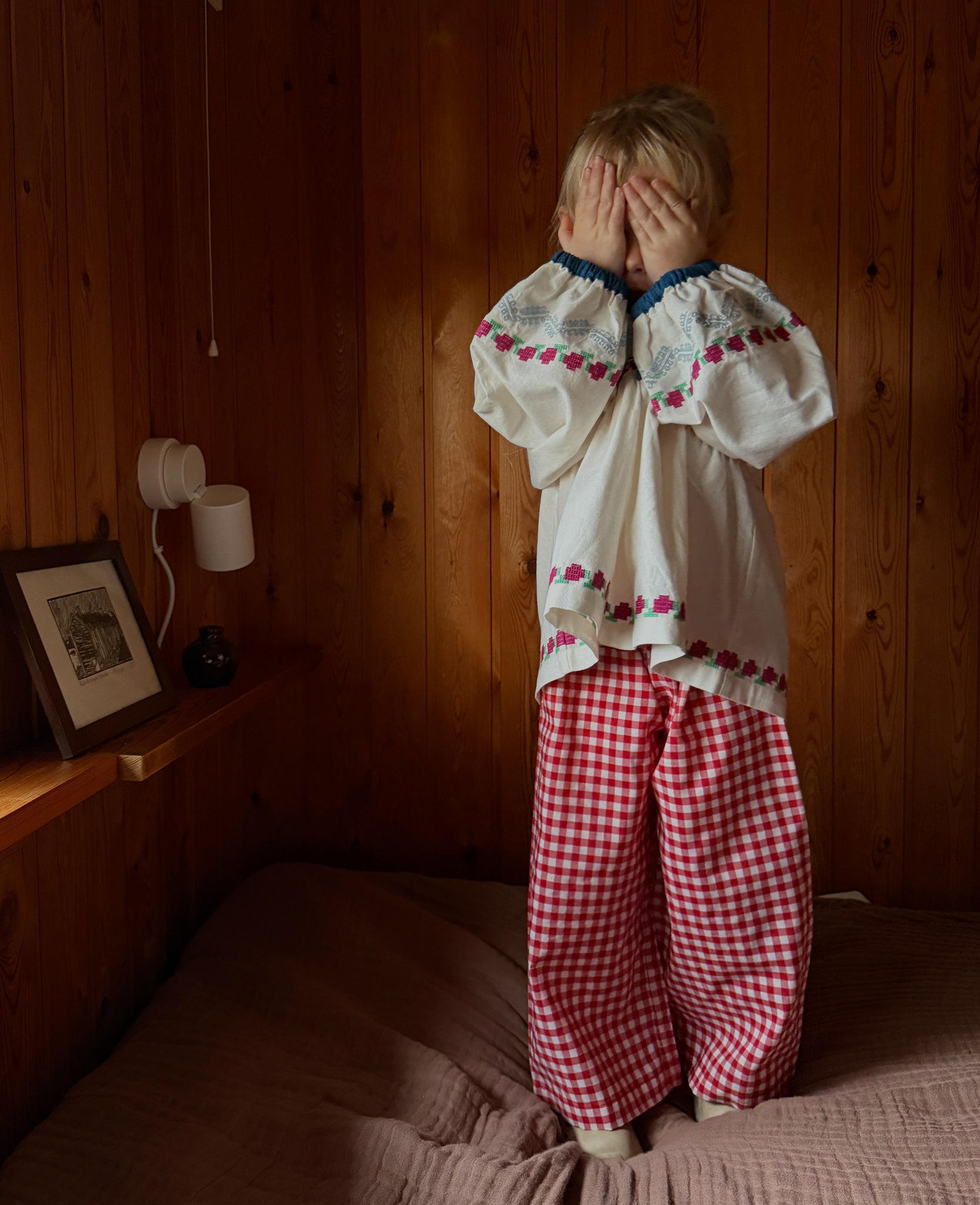 SISSEL EDELBO / FALKA MINI TOP - OFF WHITE