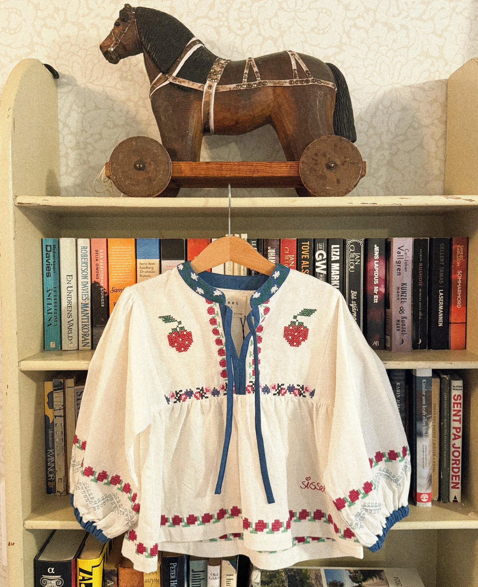 SISSEL EDELBO / FALKA MINI TOP - OFF WHITE