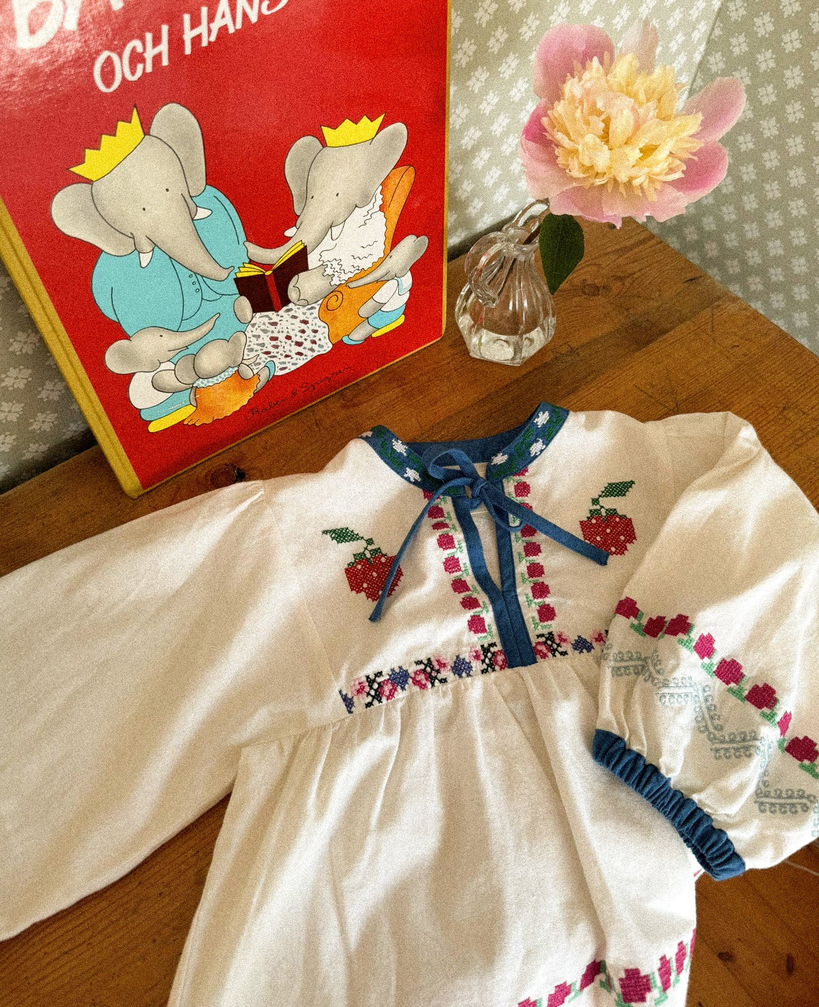 SISSEL EDELBO / FALKA MINI TOP - OFF WHITE