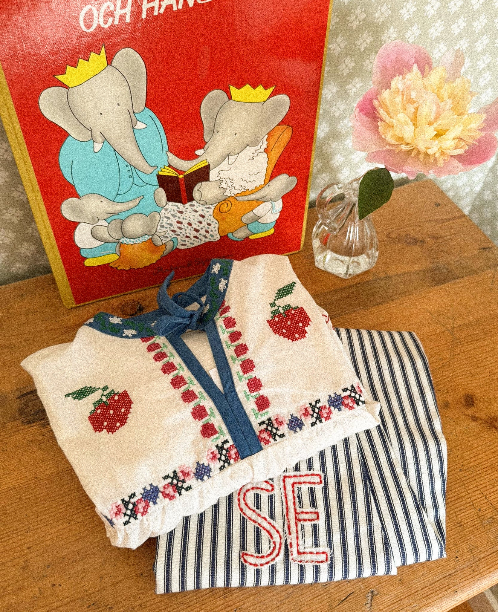 SISSEL EDELBO / FALKA MINI TOP - OFF WHITE