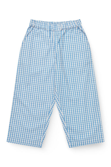 COPENHAGEN COLORS / HOUNDSTOOTH BUKSER - BLUE HOUNDSTOOTH MINI - Mini Monde Copenhagen