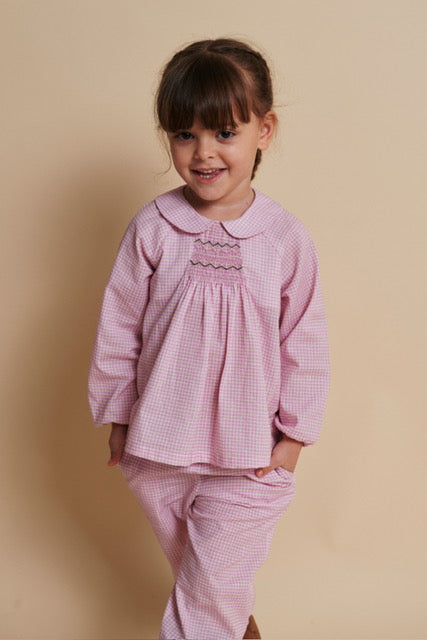 COPENHAGEN COLORS / HOUNDSTOOTH BUKSER - SYRINGA