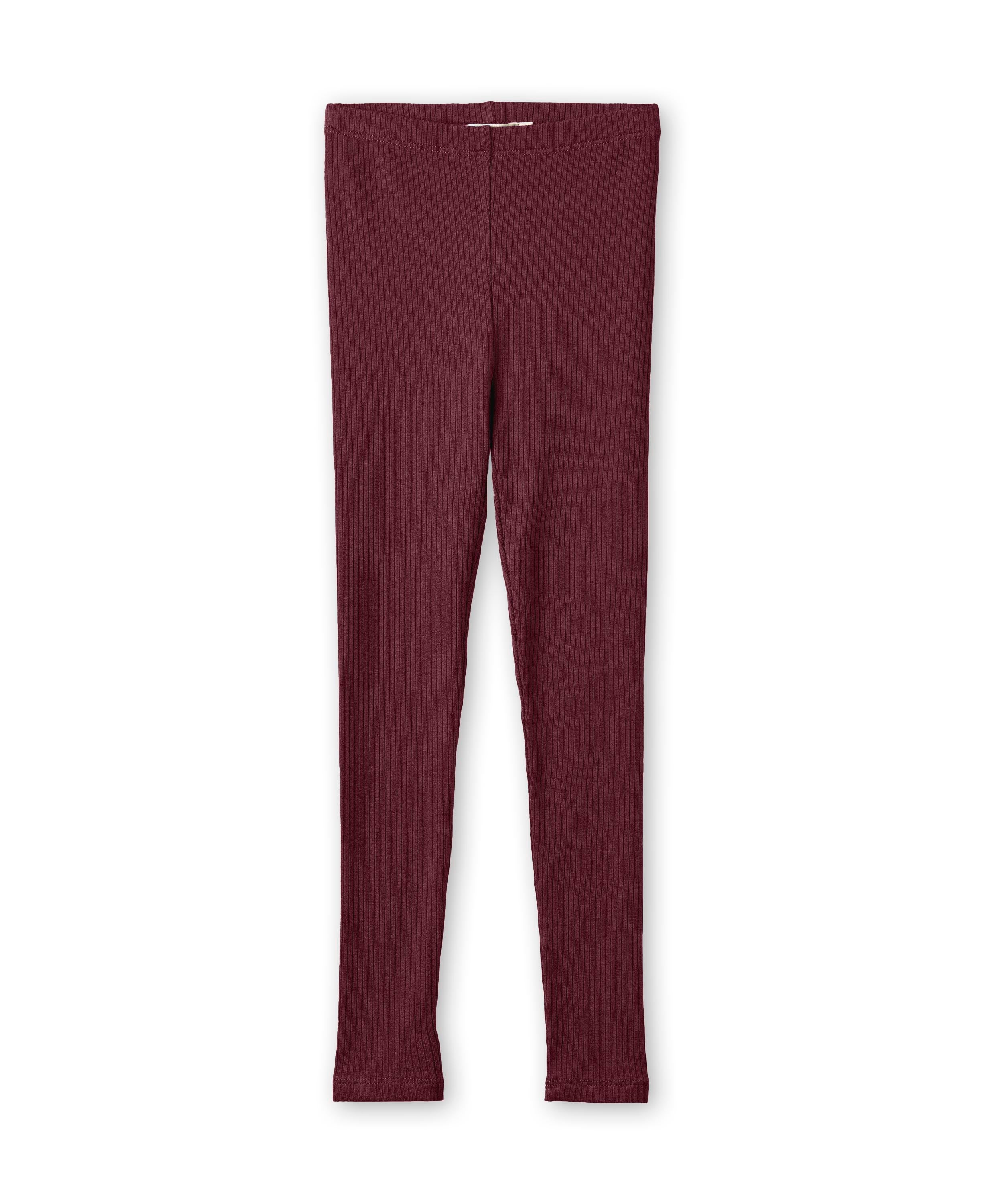 FLIINK / KENNA RIB LEGGINGS - BURGENDY