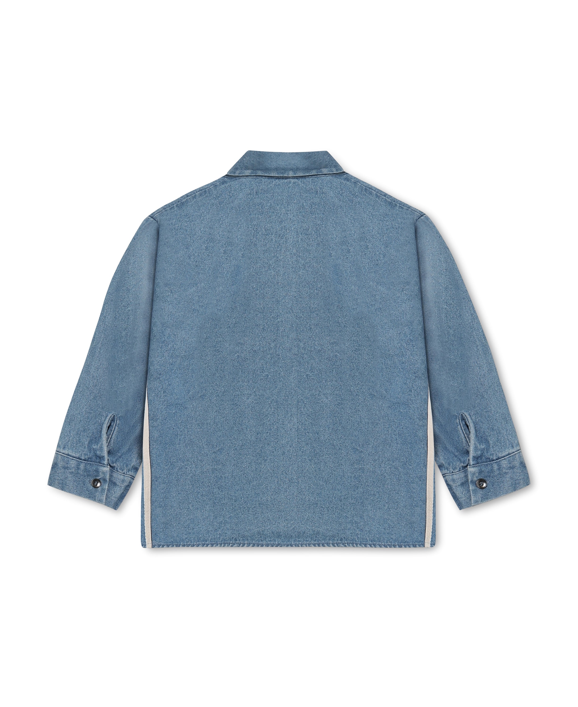 FLIINK / DONNY LS SKJORTE - MEDIUM DENIM BLUE
