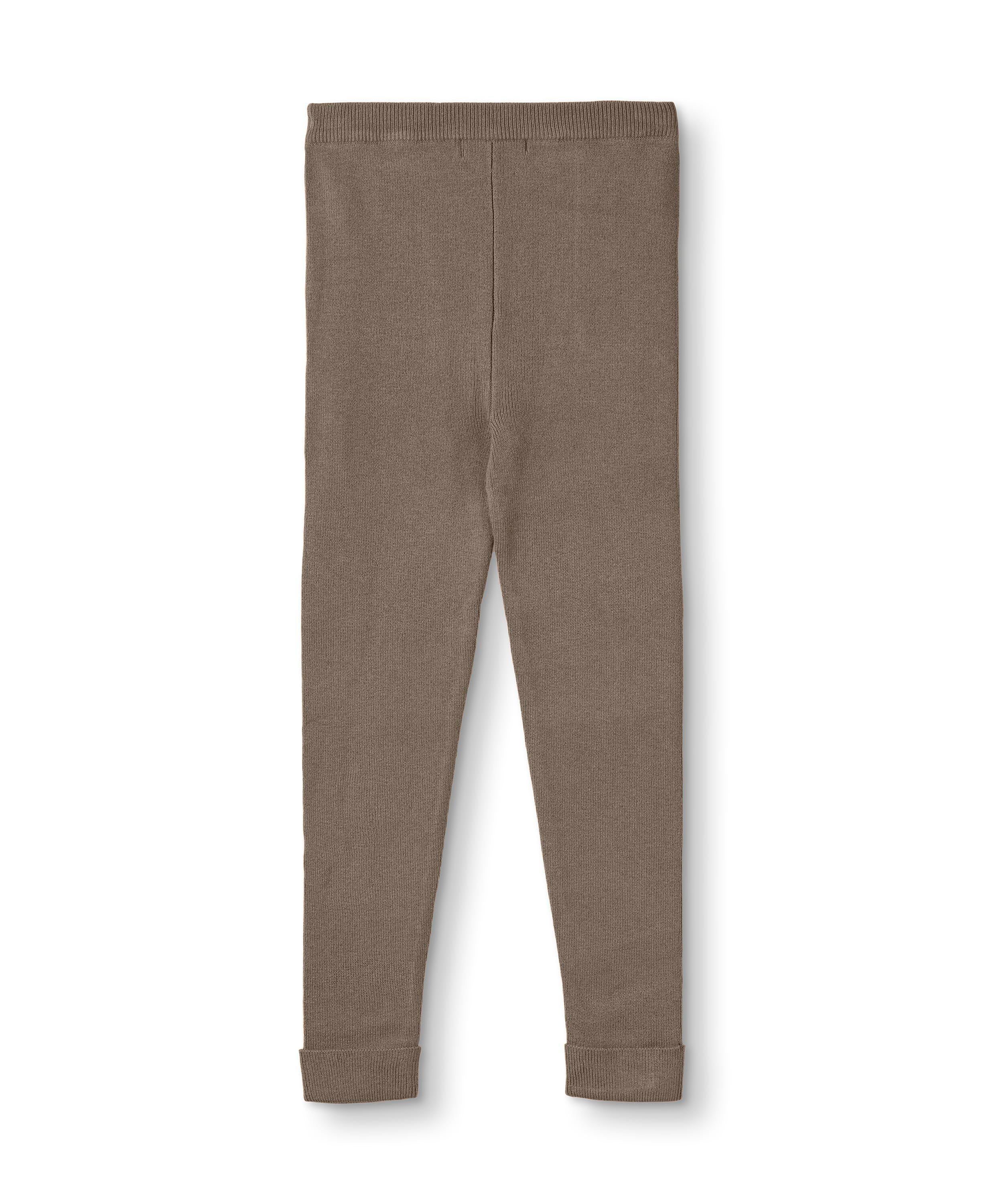 FLIINK / FAVO STRIKKEDE LEGGINGS - PINEBARK