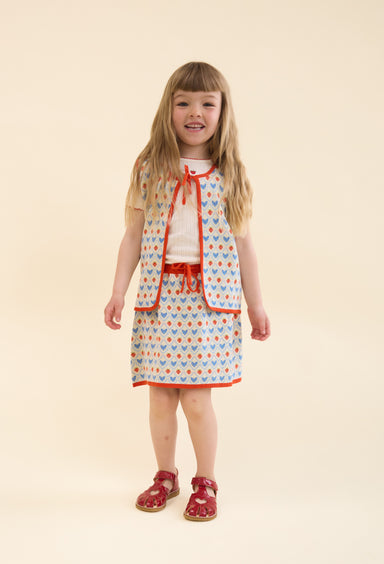 FLÖSS / LEA NEDERDEL - BERRY HEART MIX - Mini Monde Copenhagen