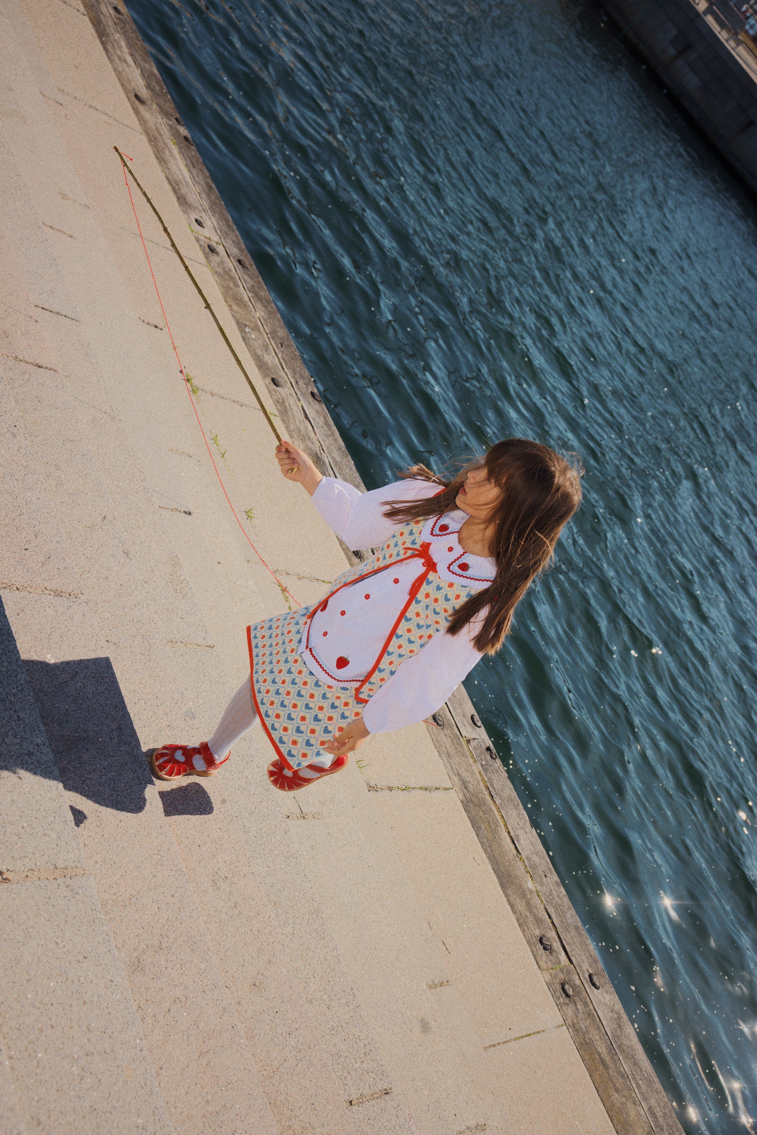 FLÖSS / LEA VEST - BERRY HEART MIX - Mini Monde Copenhagen