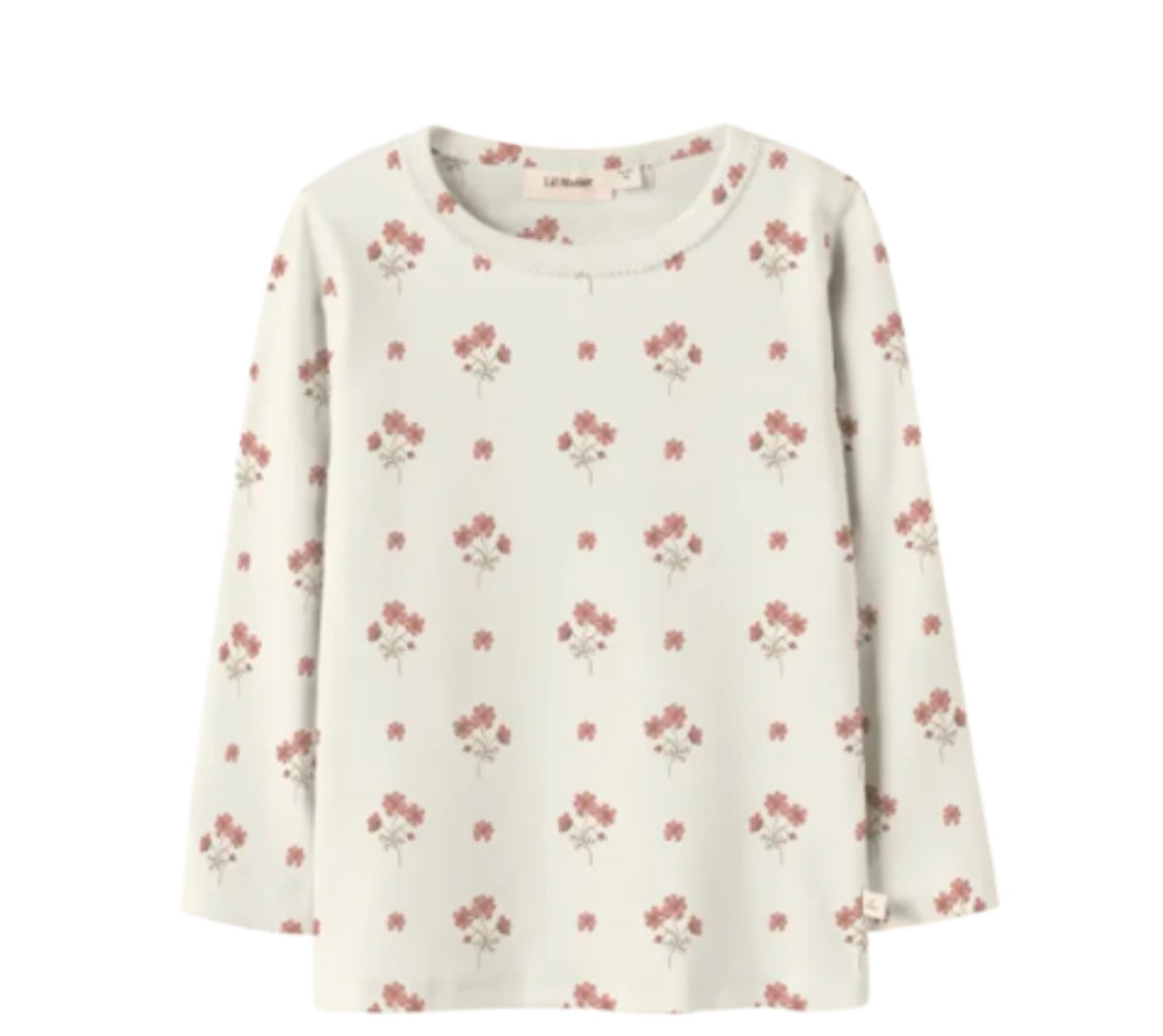 LIL’ ATELIER / LAYO SIG LS BLUSE – FLOWER PINK - Mini Monde Copenhagen