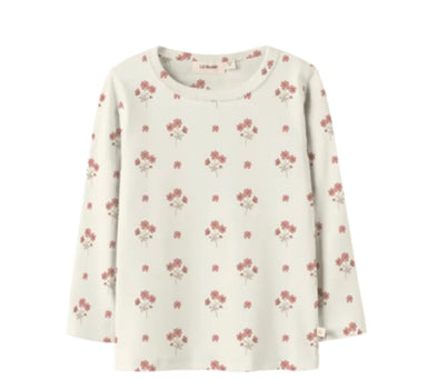 LIL’ ATELIER / LAYO SIG LS BLUSE – FLOWER PINK - Mini Monde Copenhagen