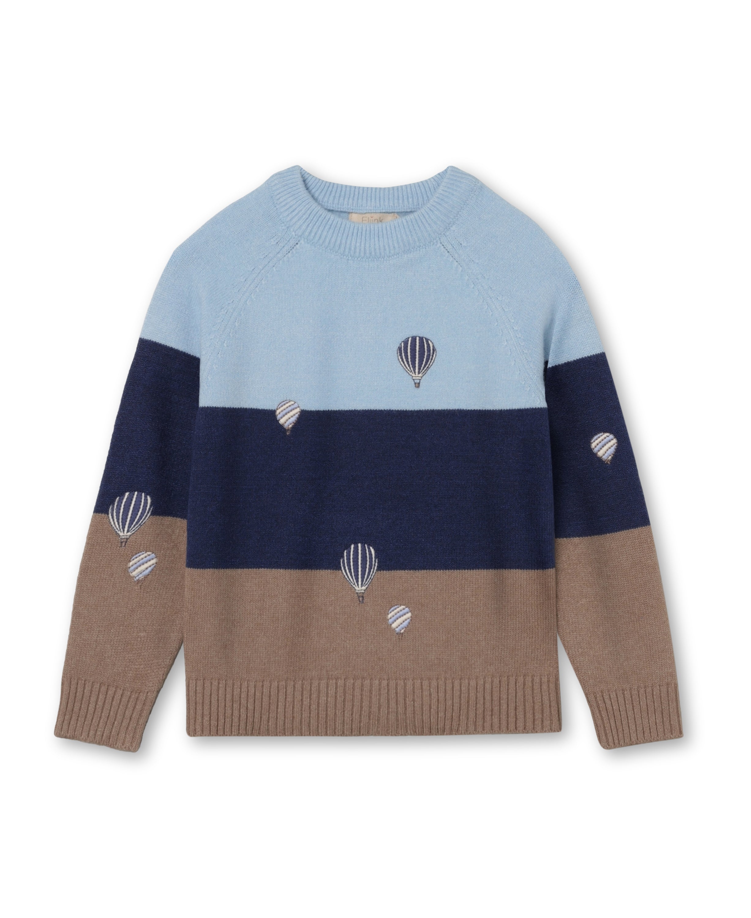 FLIINK / ALON BALLOON PULLOVER - DREAM BLUE STRIPE