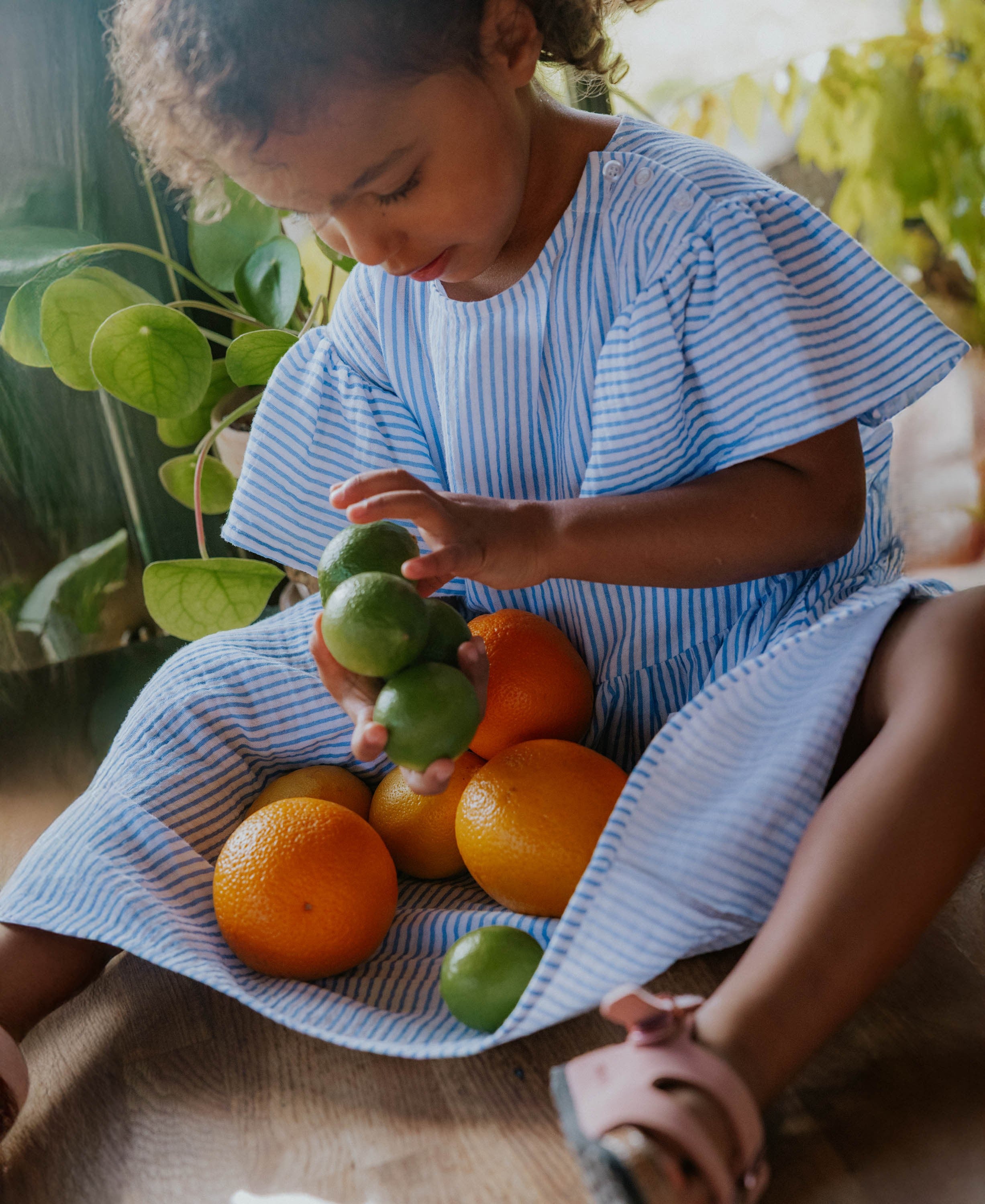 FLIINK / CHA CHA SS DRESS - MARINA STRIBED