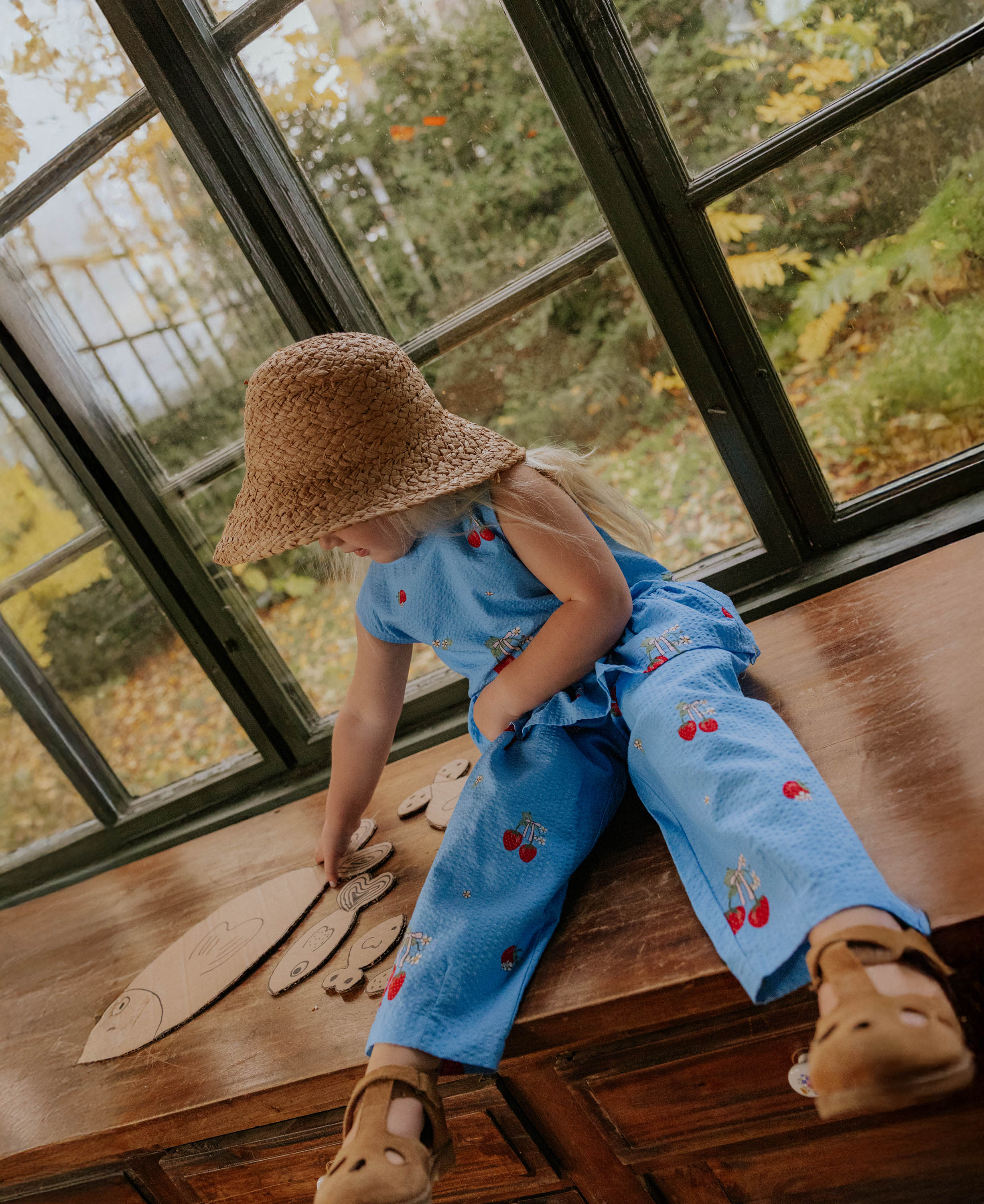 FLIINK / ELMA BUKSER -  MARINA BLUE AOP