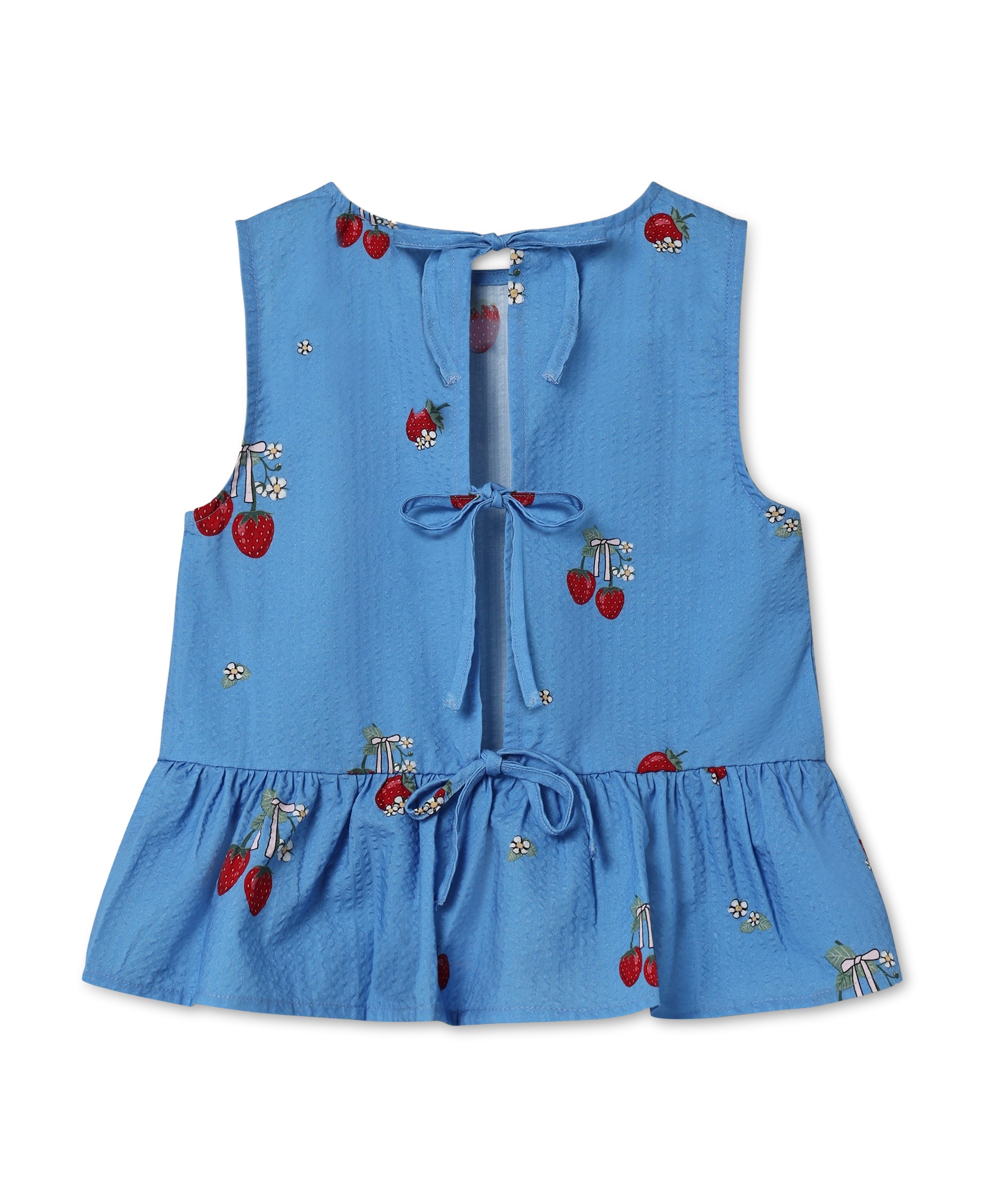 FLIINK / ELMA TOP -  MARINA BLUE AOP