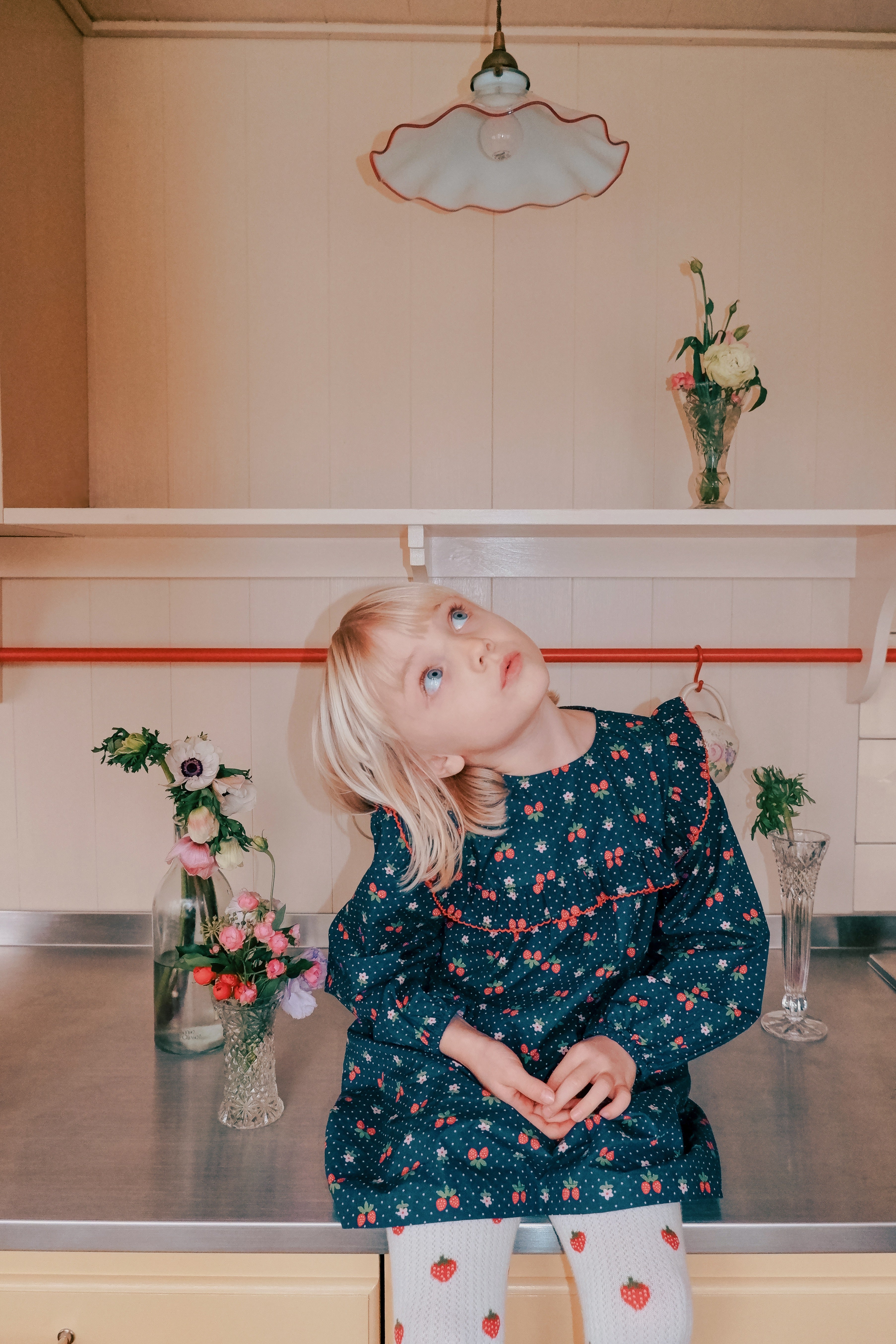 FLÖSS / SOFIA KJOLE - NAVY SPACE BERRY