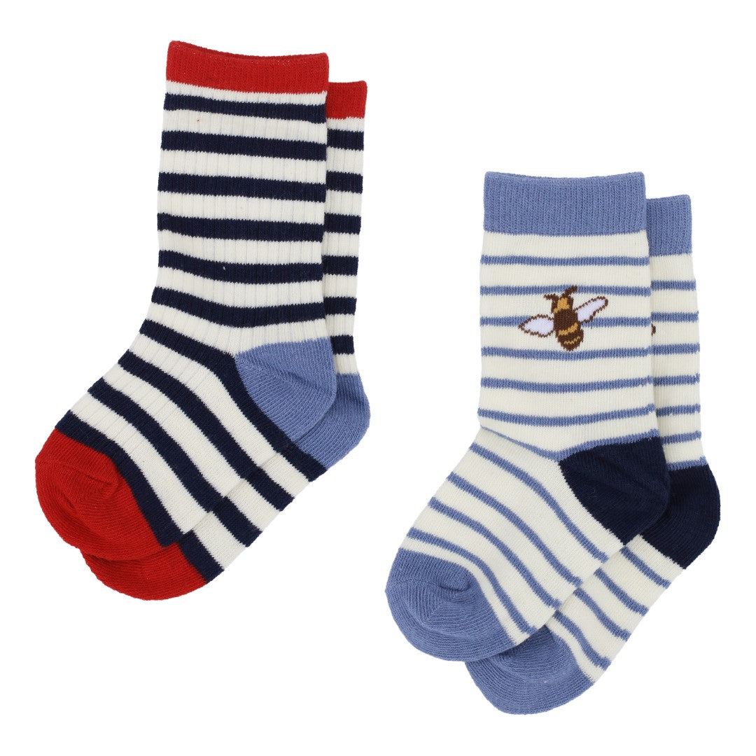 FLÖSS / 2 PAK STRØMPER - BI