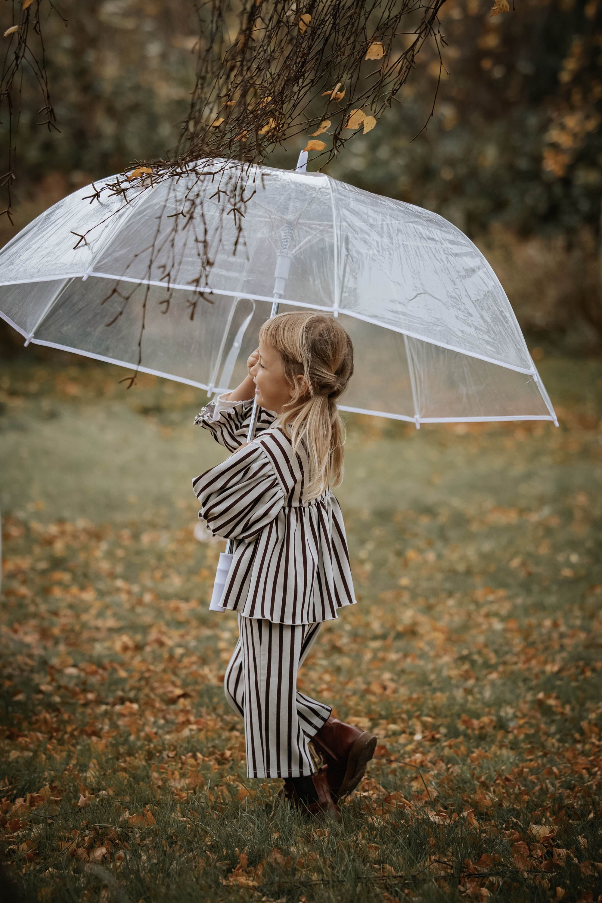 FLIINK / ELLY 3-4 BLUSE - SANDSHELL STRIPE