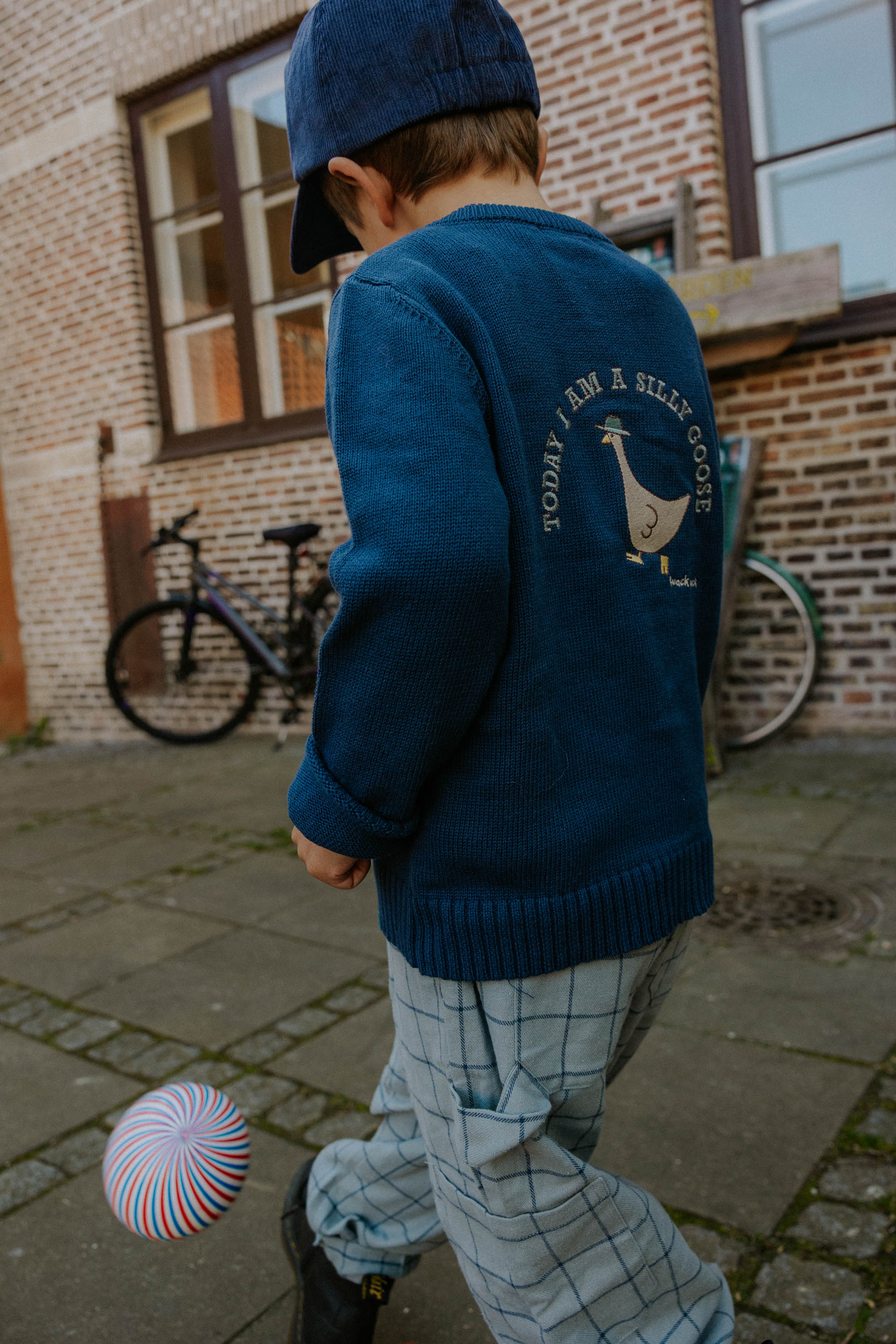 FLIINK / MAHDI STRIK CARDIGAN - INSIGNIA BLUE