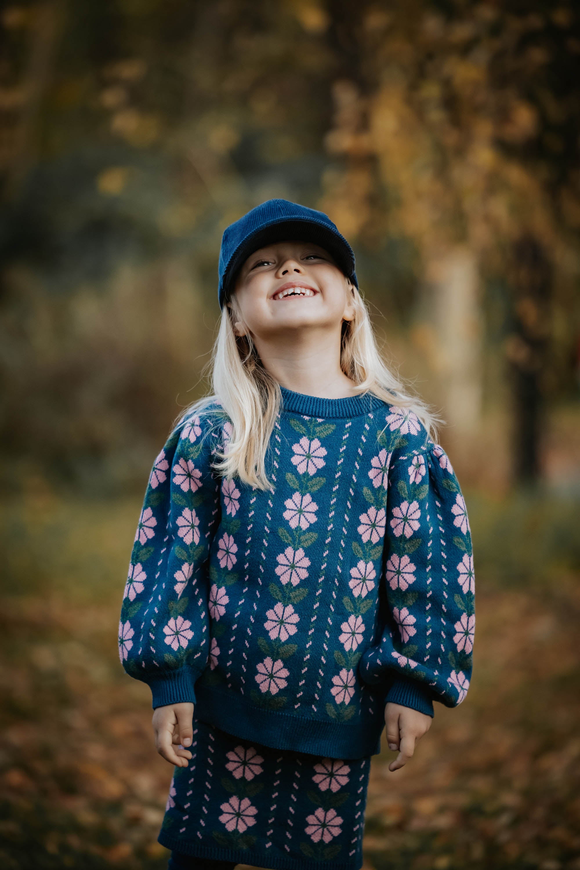 FLIINK / GARDEN STRIK BLUSE - INSIGNIA BLUE