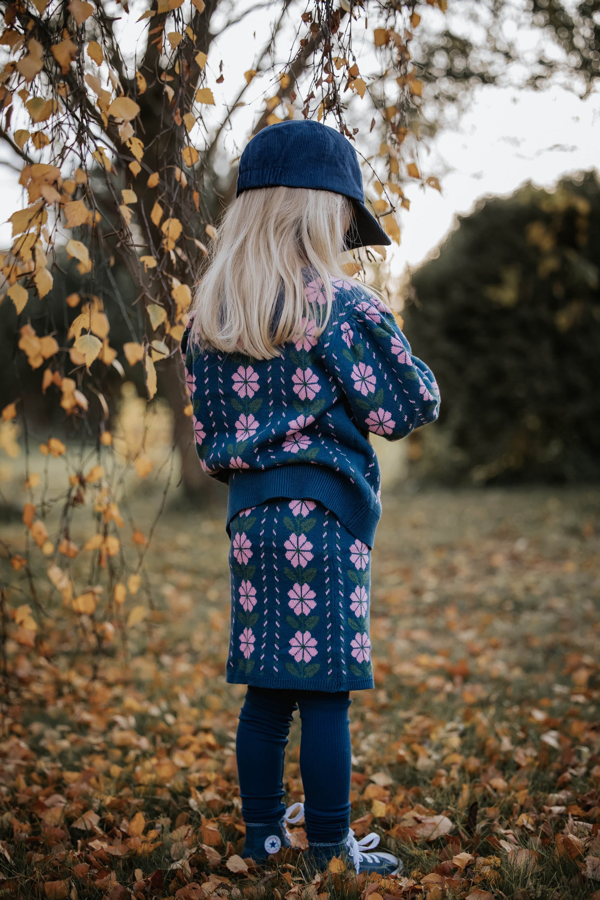 FLIINK / GARDEN STRIK BLUSE - INSIGNIA BLUE