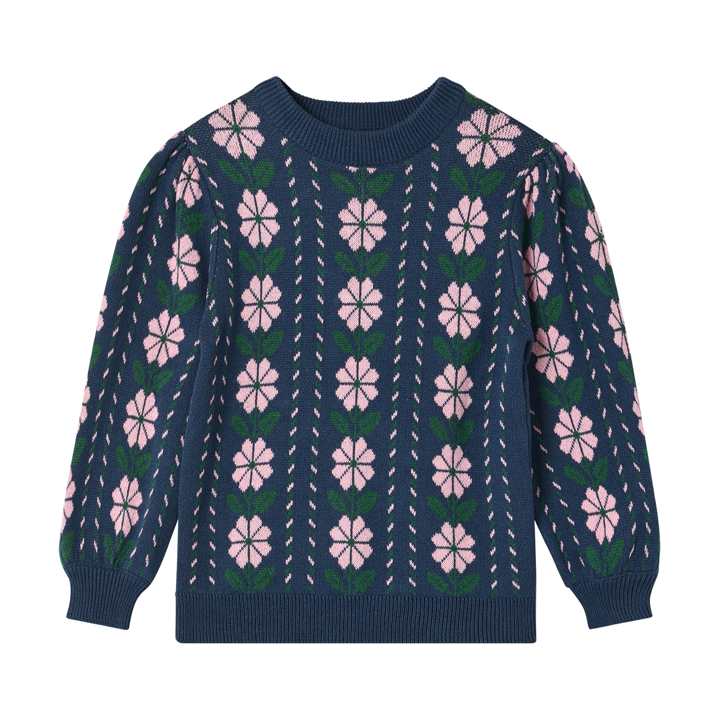 FLIINK / GARDEN STRIK BLUSE - INSIGNIA BLUE