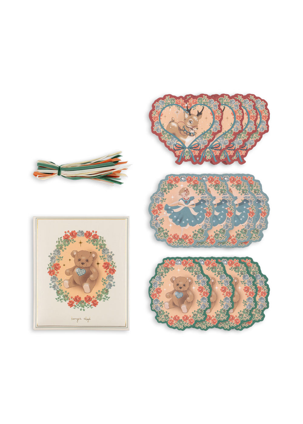 KONGES SLØJD / GAVEMÆRKER - DEER DIARY/TEDDY