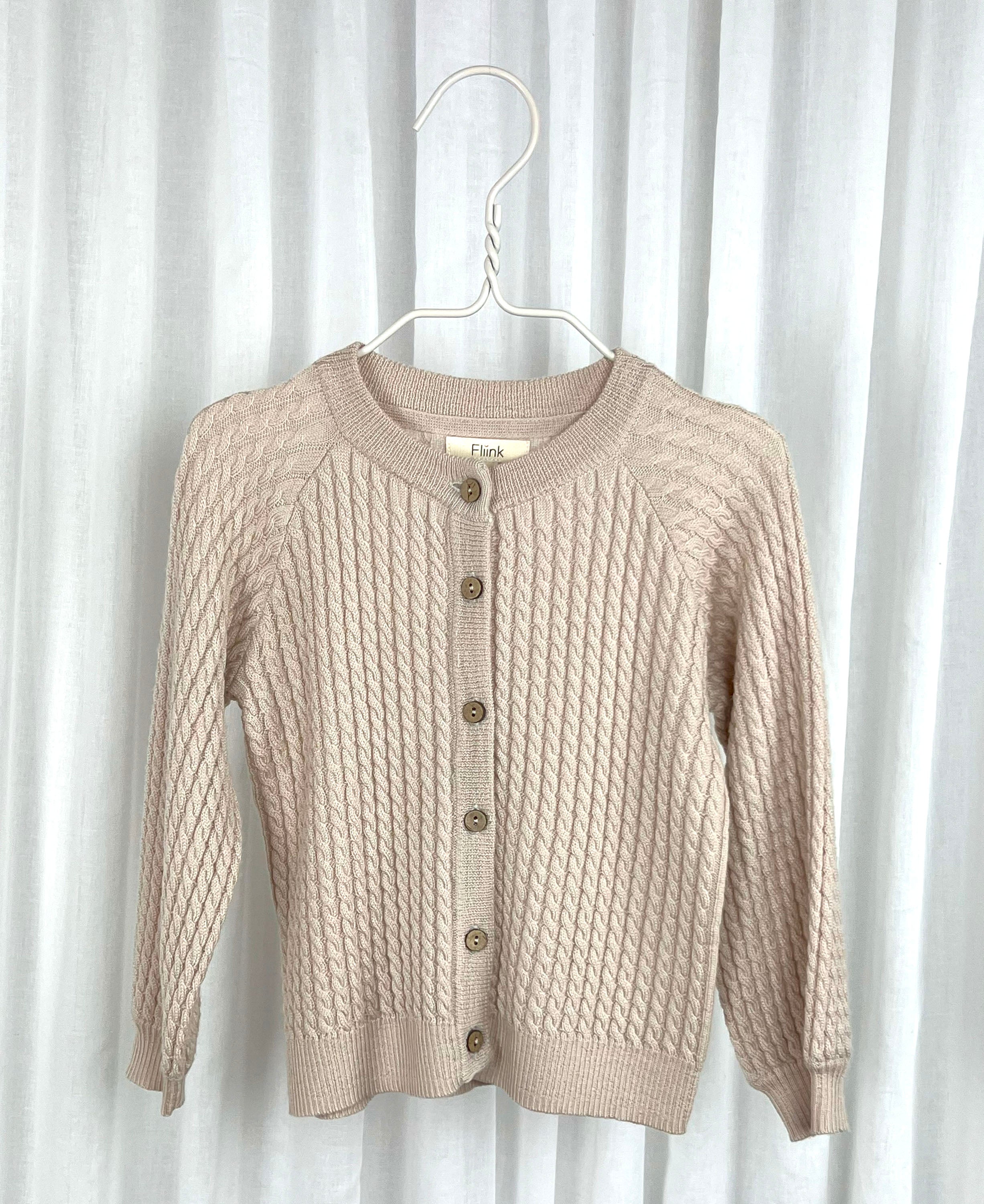 FLIINK / MOON CARDIGAN - SANDSHELL