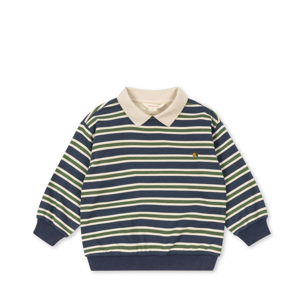 KONGES SLØJD / SPOTTY LS POLO - SPELL BOUND STRIPE