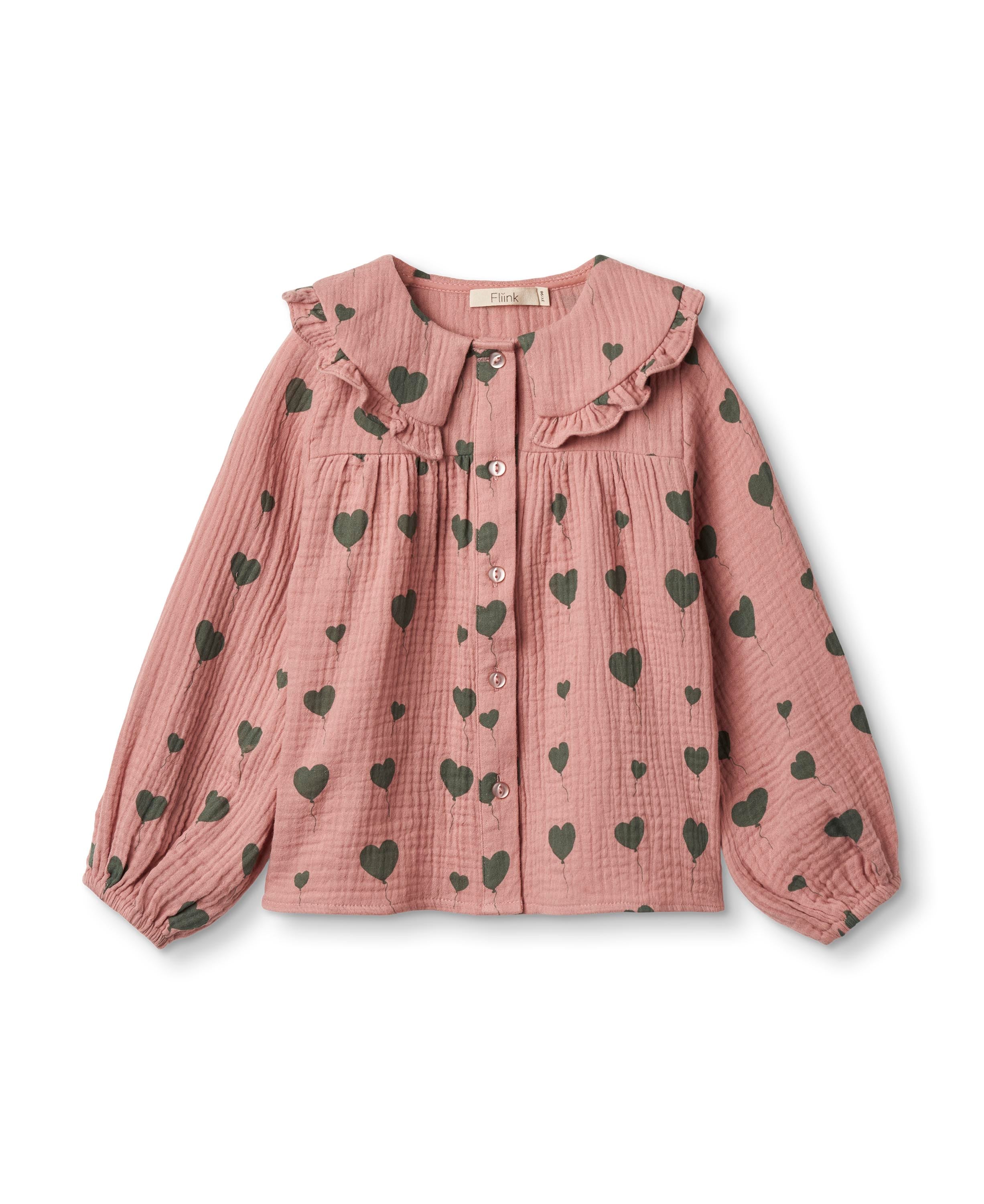 FLIINK / LOVE LS BLUSE - ASH ROSE