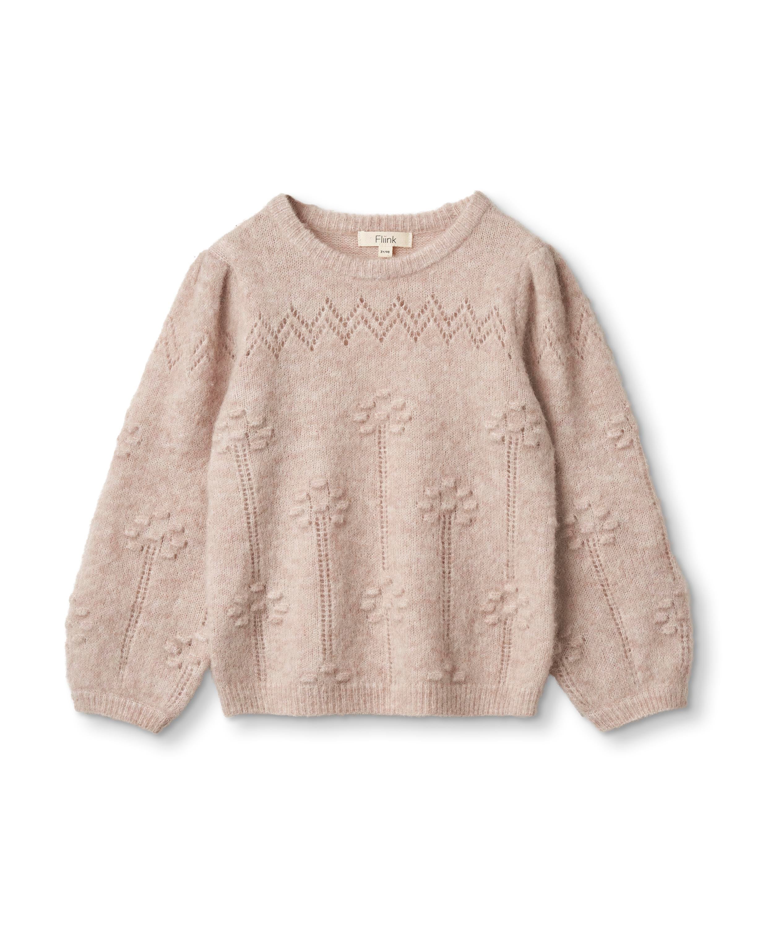 FLIINK / STAR ALPACA BLUSE - PEACH WHIP