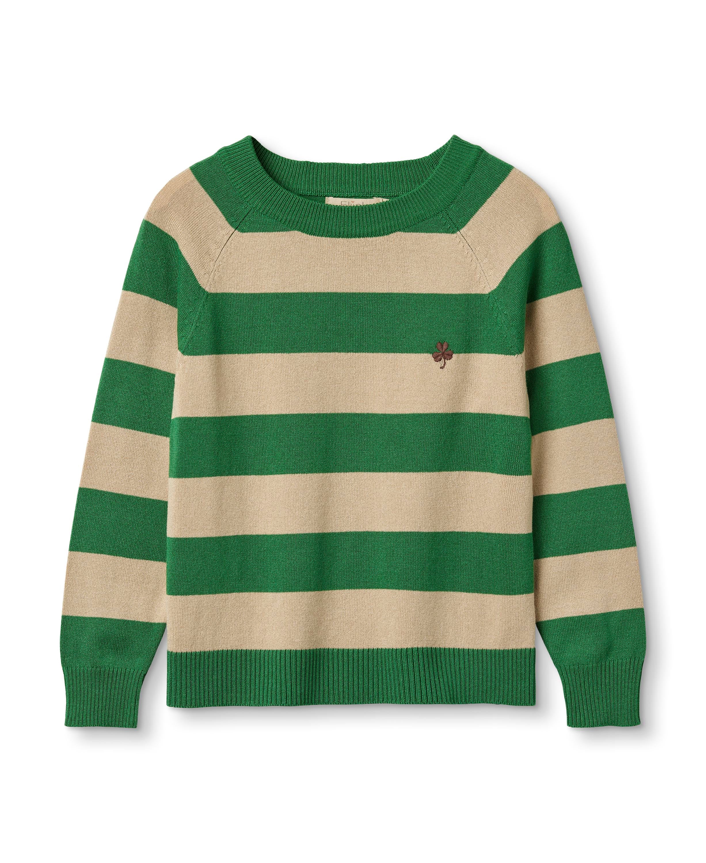 FAVO CLOVER PULLOVER - AMAZON STRIPE