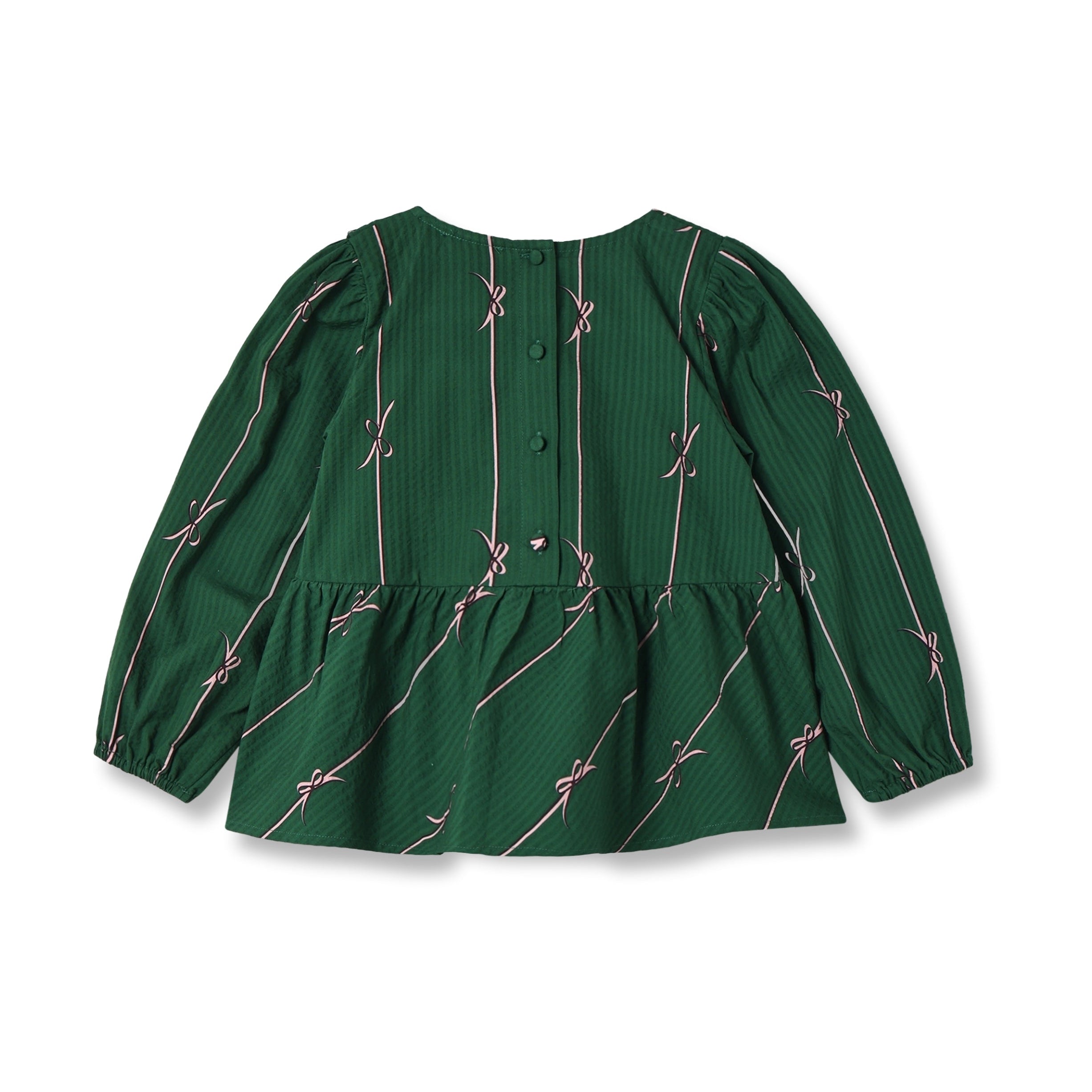 FLIINK / BOWIE SKJORTE - HUNTER GREEN BOW