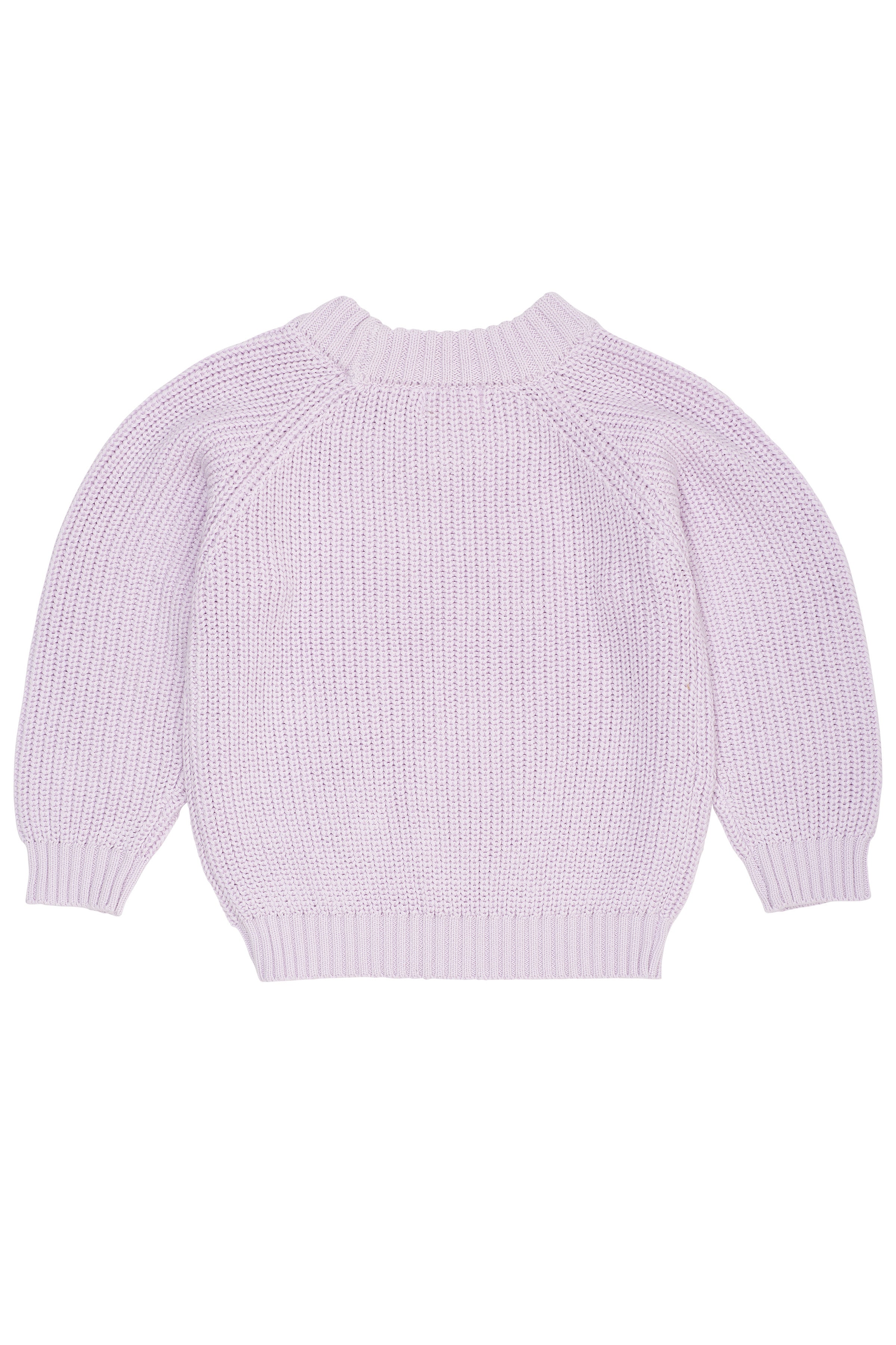 COPENHAGEN COLORS / KLASSISK STRIKKET BLUSE - LAVENDER