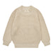 COPENHAGEN COLORS / KLASSISK STRIKKET BLUSE - SAND - Mini Monde Copenhagen